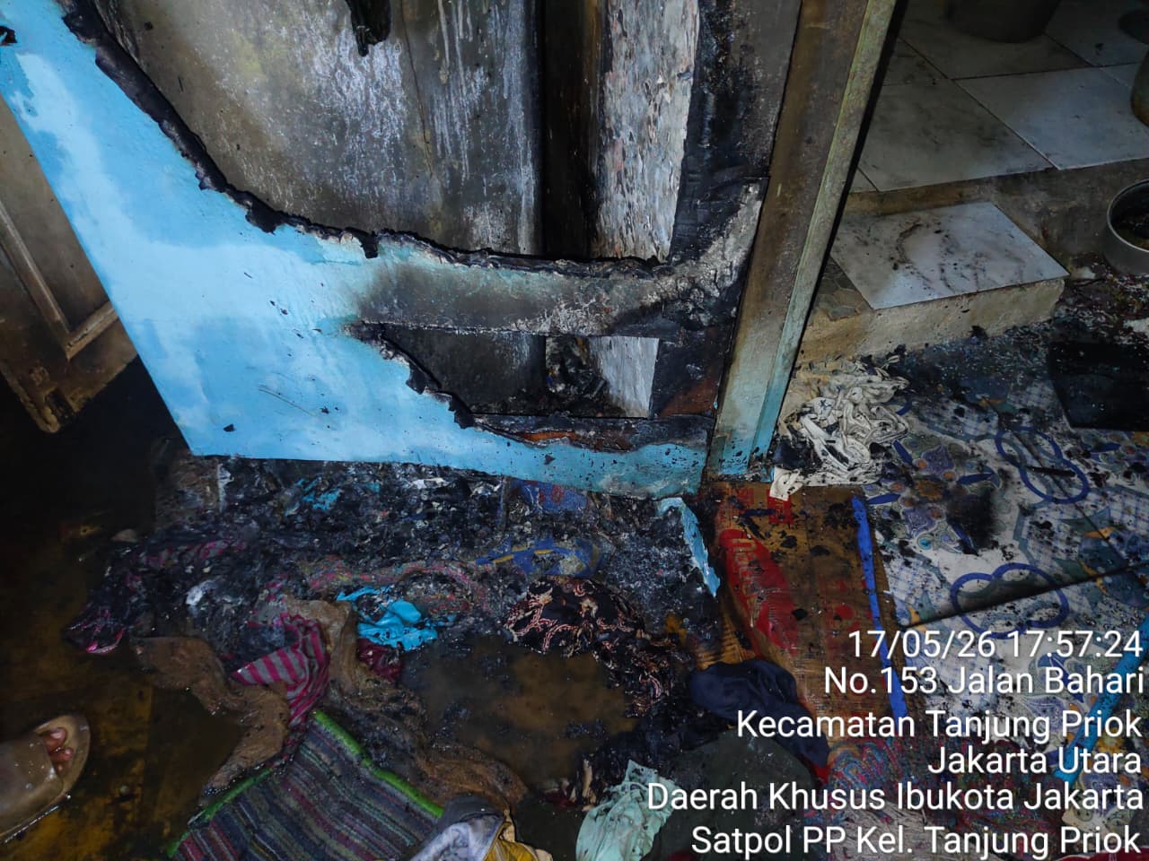 Penanganan Kebakaran Akibat Kebocoran Tabung Gas 3 Kg di RW.06 Kelurahan Tanjung Priok 3