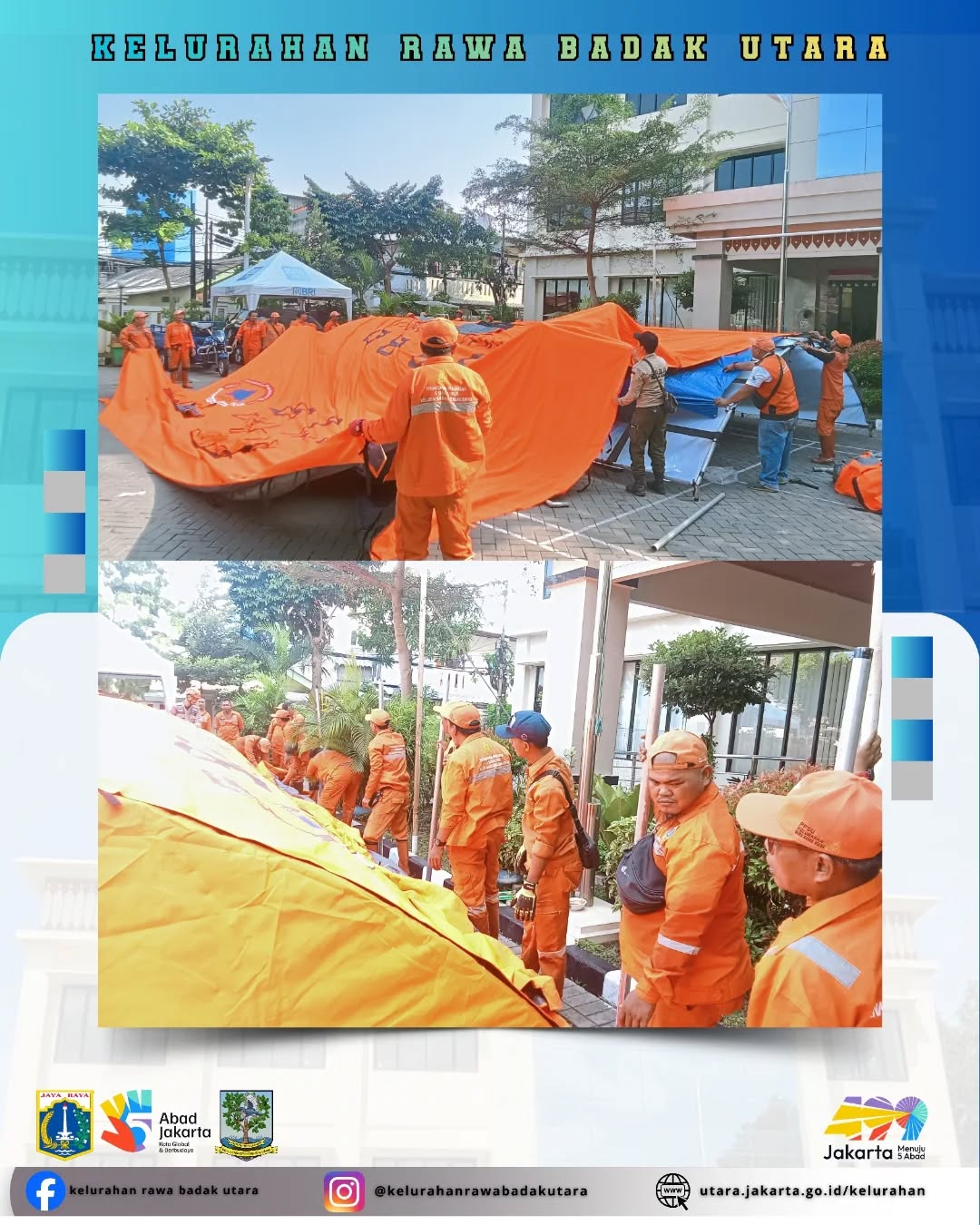 PELATIHAN PEMASANGAN TENDA BPBD DKI JAKARTA 3