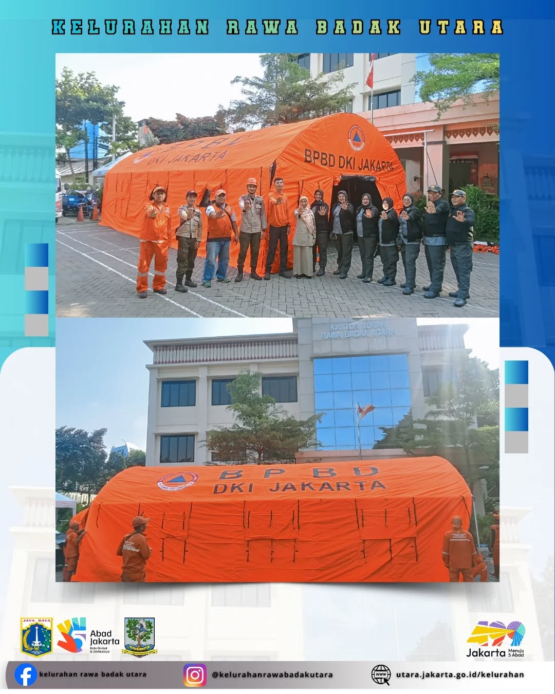 PELATIHAN PEMASANGAN TENDA BPBD DKI JAKARTA 1