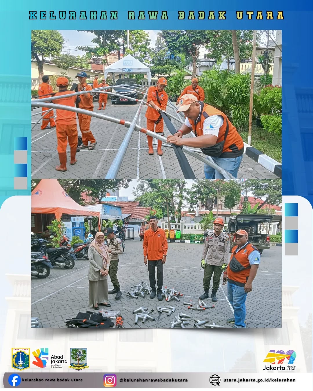 PELATIHAN PEMASANGAN TENDA BPBD DKI JAKARTA 2