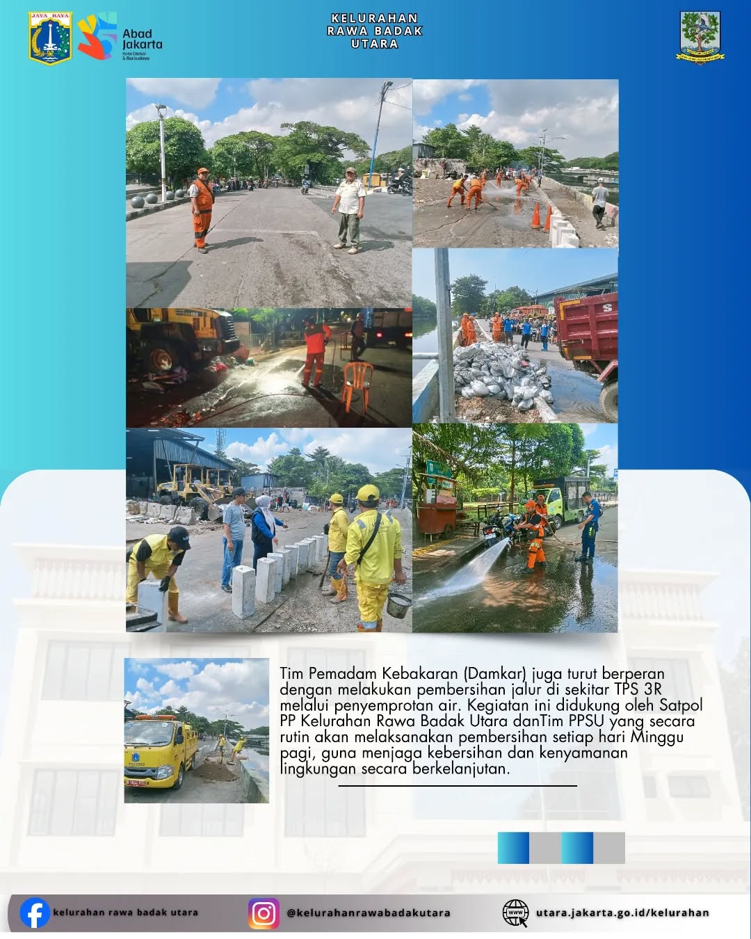 Monitoring dan Evaluasi (Monev) terkait pengelolaan sampah serta penataan sarana dan prasarana di sekitar TPS 3R 1