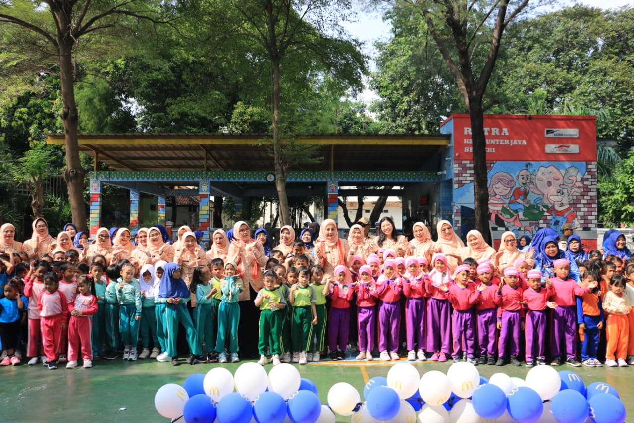DWP Mengajar di RPTRA Sunter Jaya Berseri Kelurahan Sunter Jaya Berseri 1