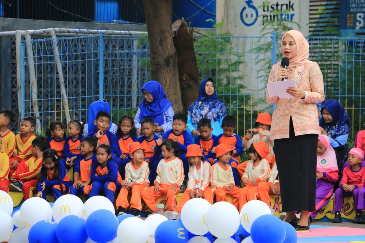 DWP Mengajar di RPTRA Sunter Jaya Berseri Kelurahan Sunter Jaya Berseri 3