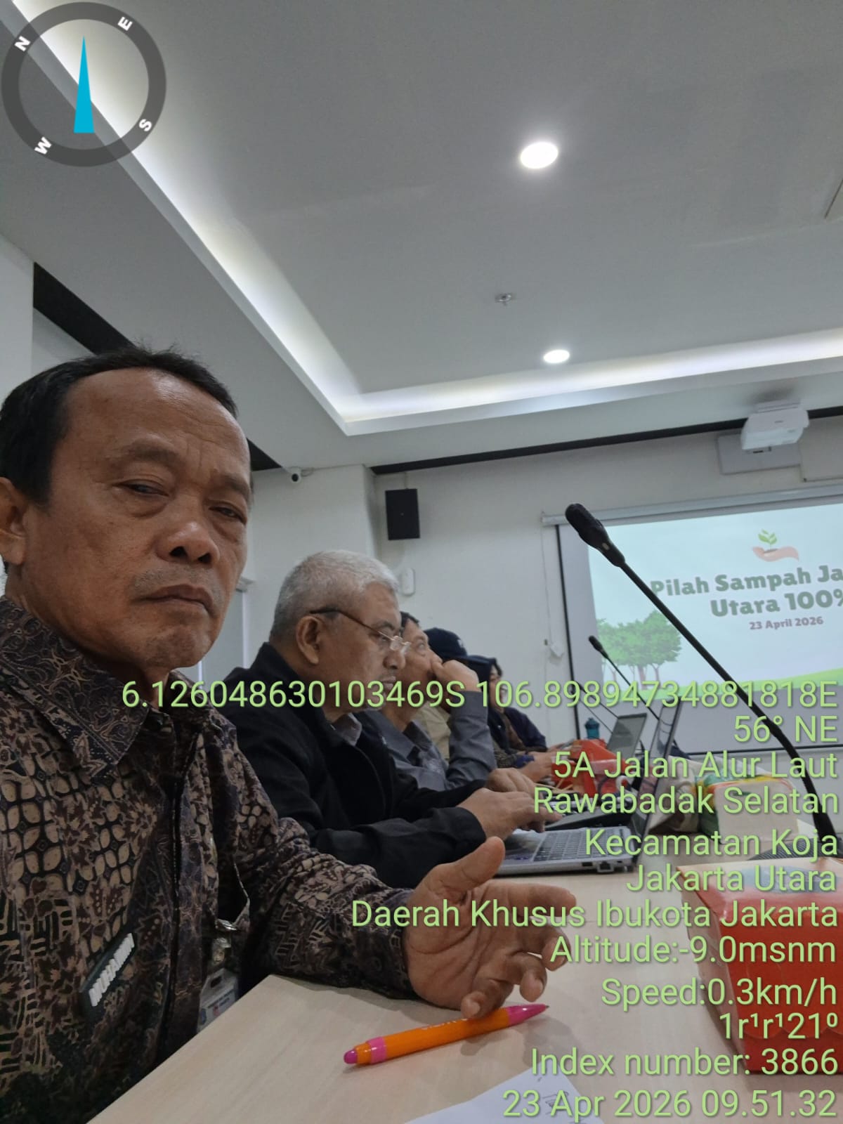 RAPAT MONEV GPS BERTEMPAT DI SUDIN LINGKUNGAN HIDUP JAKARTA UTARA 1