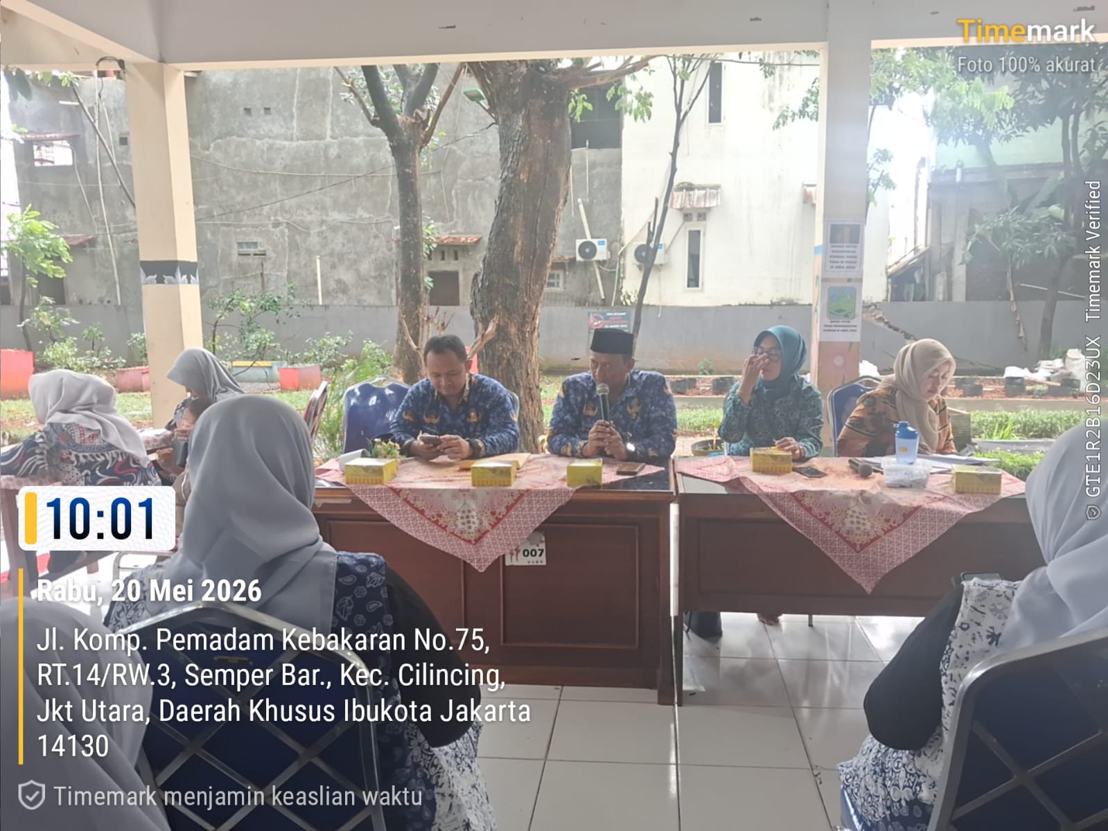 Pertemuan Rutin TP PKK Kelurahan Semper Barat 1
