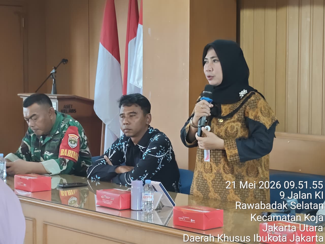 Pembukaan Sosialisasi Kampung TBC Jakarta Utara di Kelurahan Rawa Badak Selatan 1