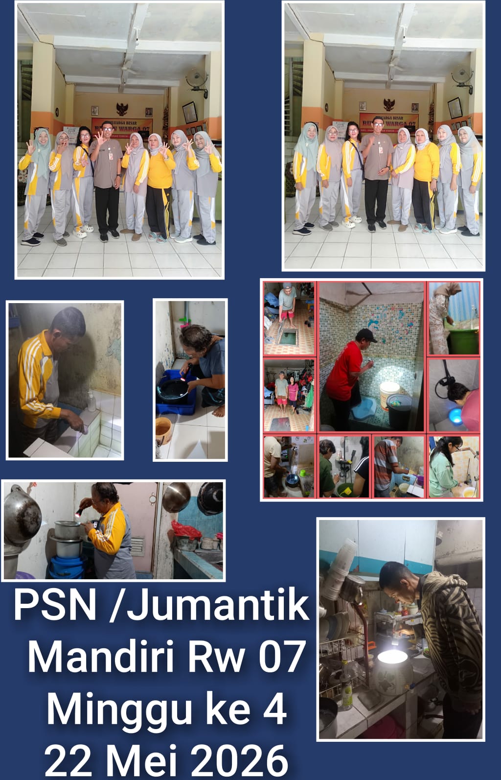 Aktivitas PSN Mandiri di Wilayah RW 001 hingga RW 012 Pademangan Timur Minggu Ke-4 Berjalan Aktif 4