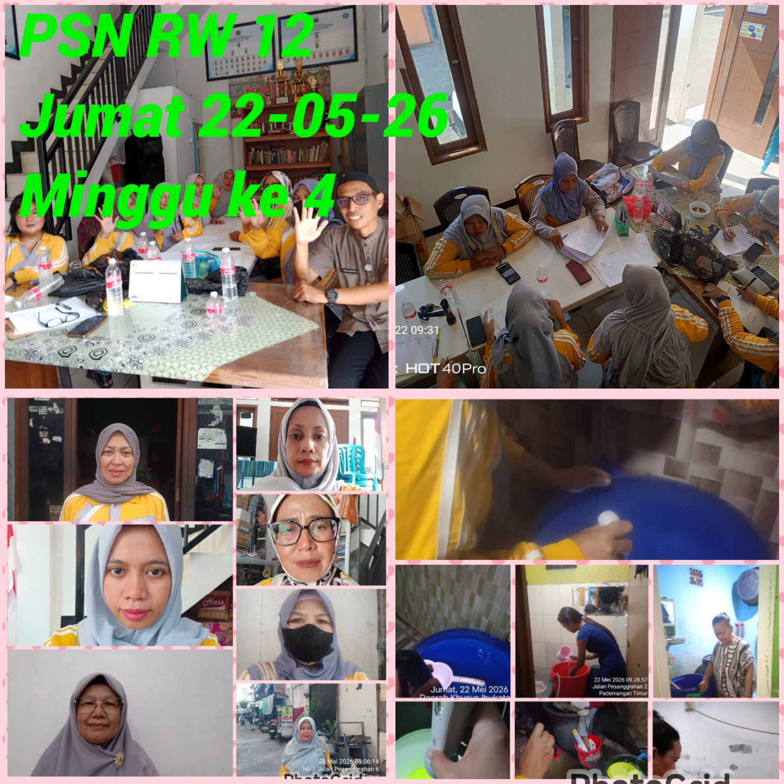 Aktivitas PSN Mandiri di Wilayah RW 001 hingga RW 012 Pademangan Timur Minggu Ke-4 Berjalan Aktif 6
