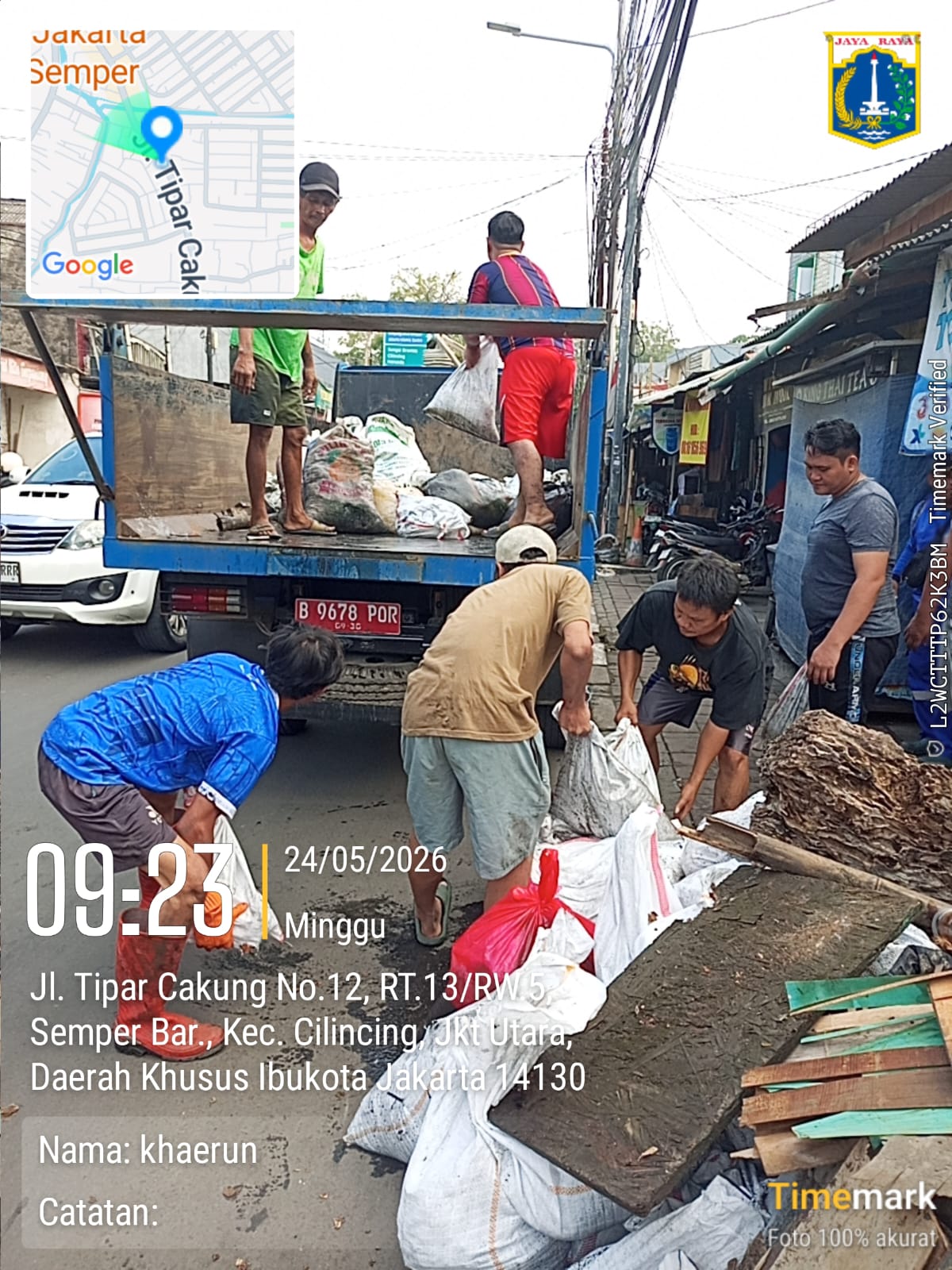 GIAT KERJA BAKTI DI WILAYAH RW 05 KELURAHAN SEMPER BARAT 2