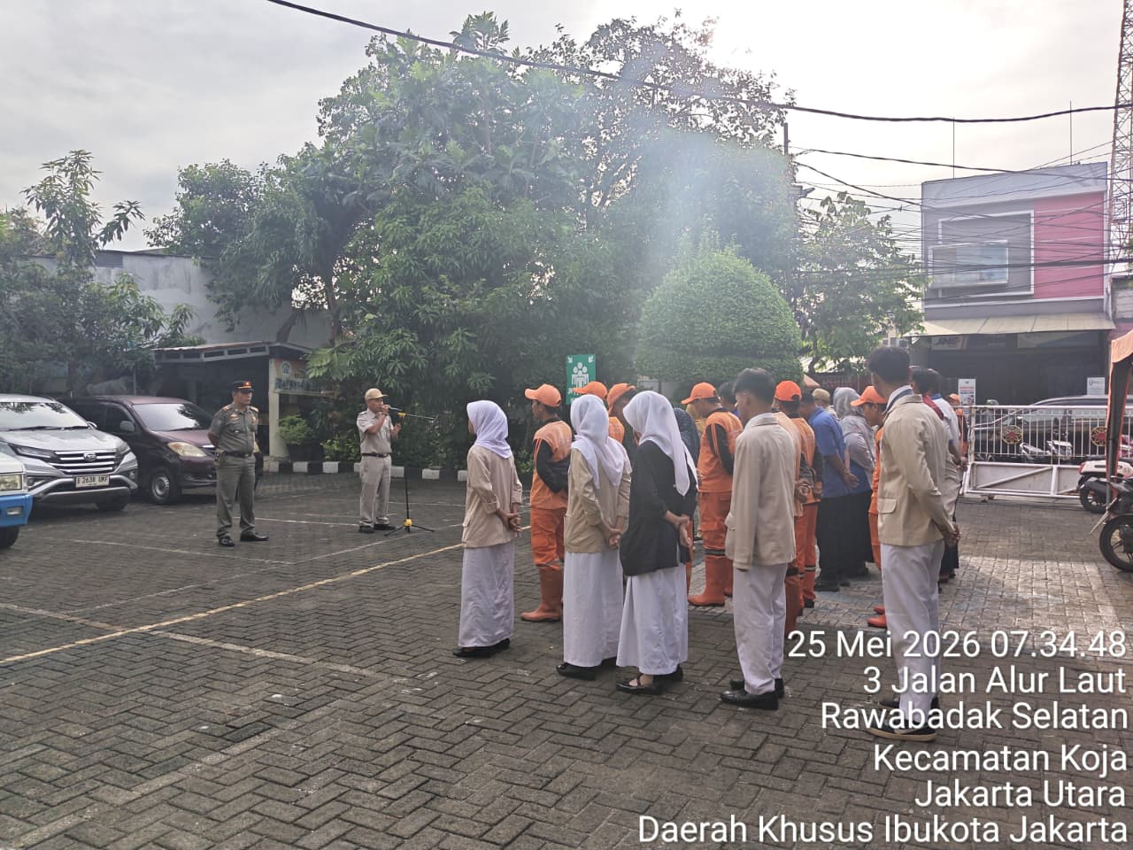 Apel Pagi Tingkat Kelurahan Rawa Badak Selatan Perkuat Disiplin dan Sinergi Pelayanan 1