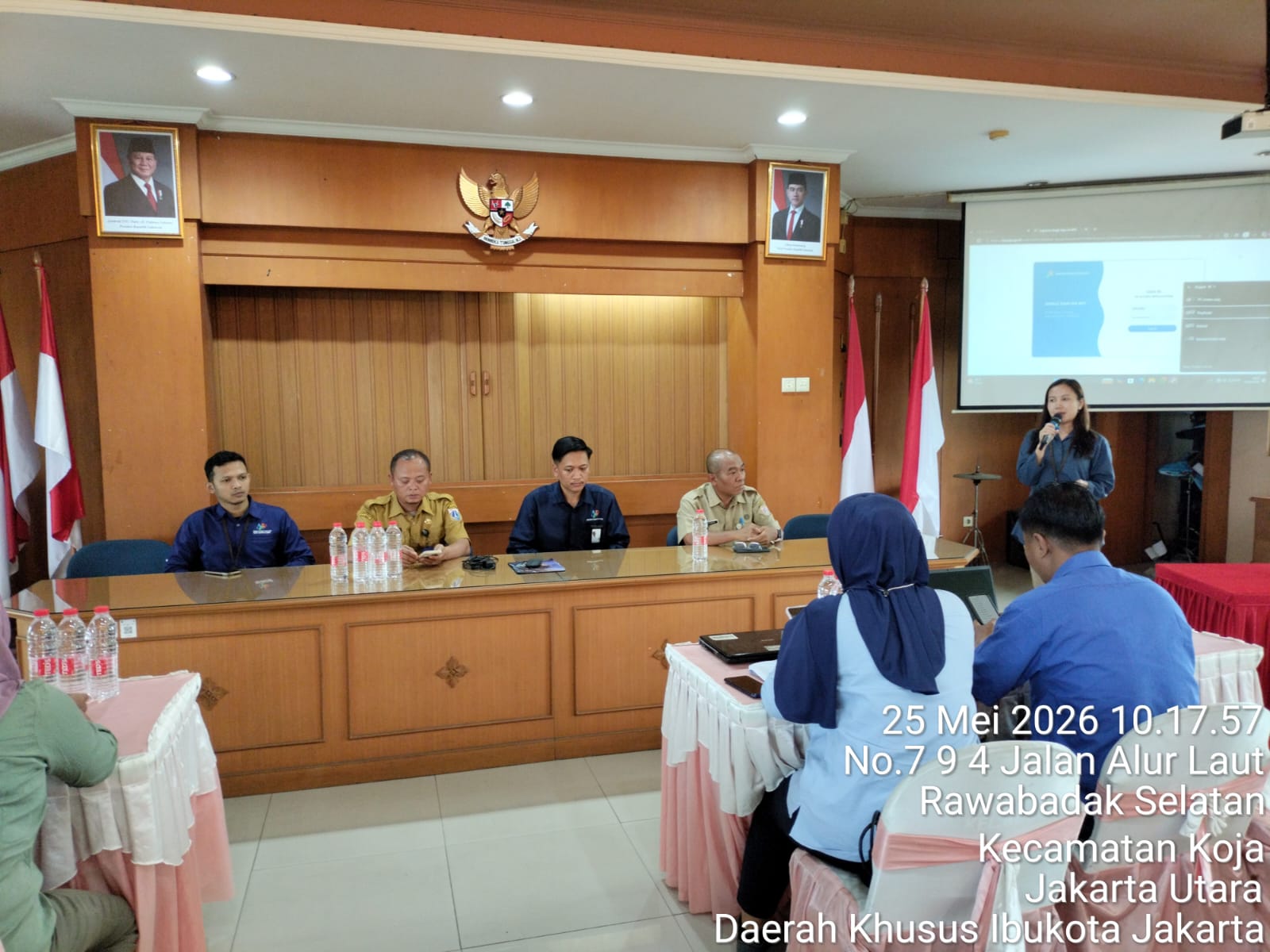 Pembinaan Kelurahan Statistik oleh BPS Jakarta Utara di Kelurahan Rawa Badak Selatan 4