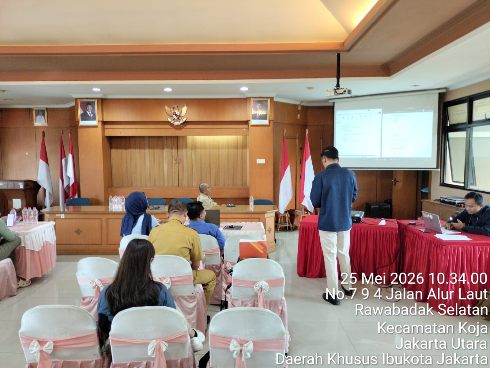 Pembinaan Kelurahan Statistik oleh BPS Jakarta Utara di Kelurahan Rawa Badak Selatan 1