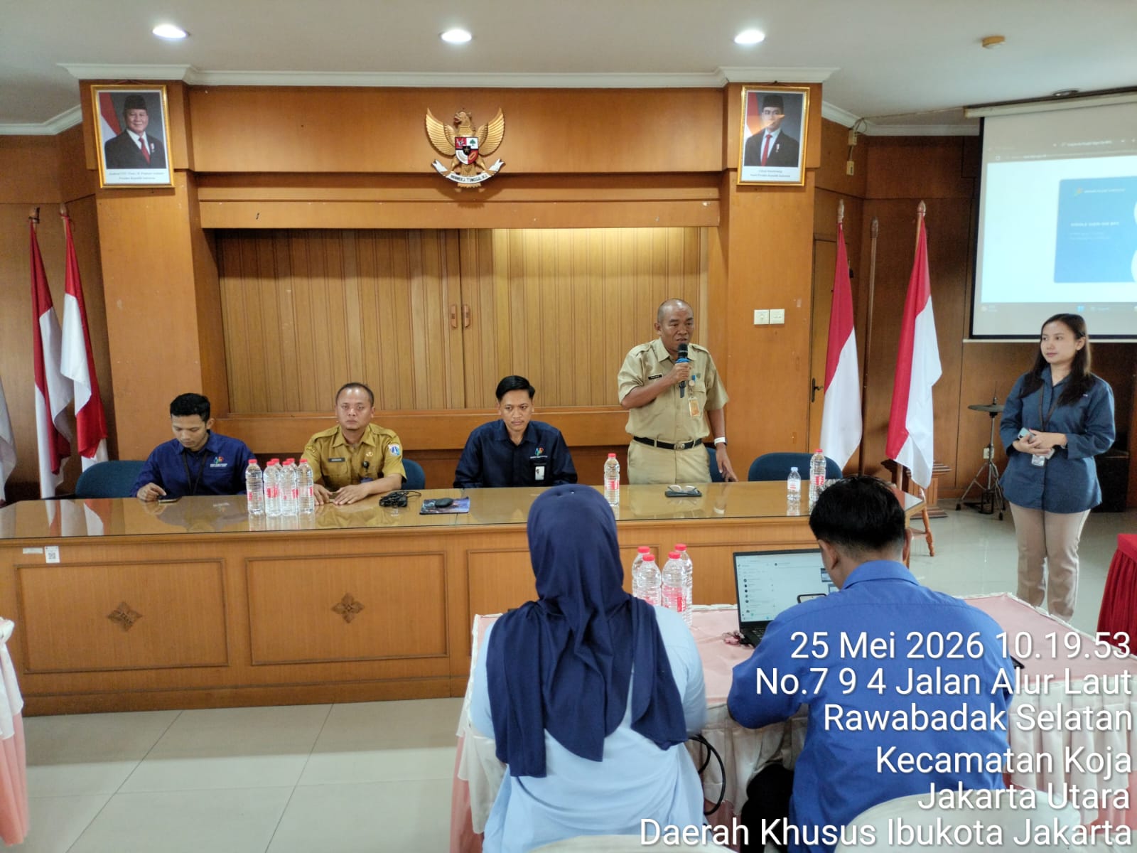 Pembinaan Kelurahan Statistik oleh BPS Jakarta Utara di Kelurahan Rawa Badak Selatan 5