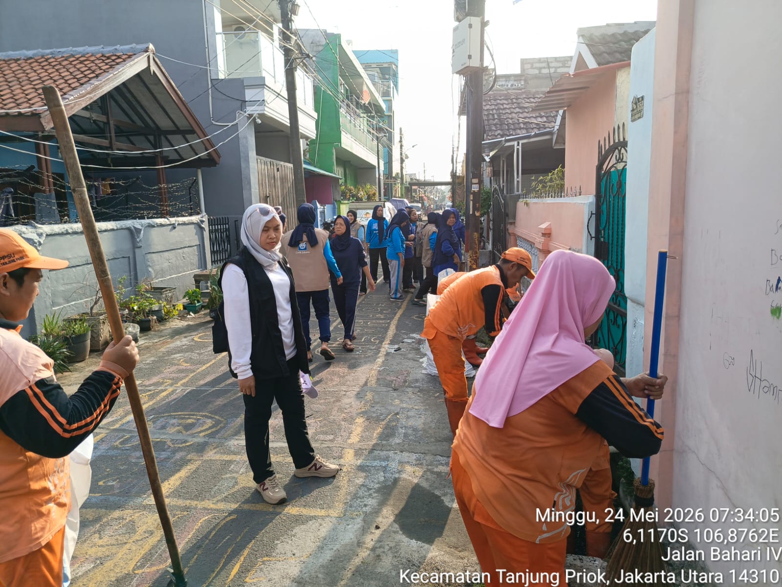 Kerja Bakti Bersama di Wilayah RW.01 Kelurahan Tanjung Priok 2