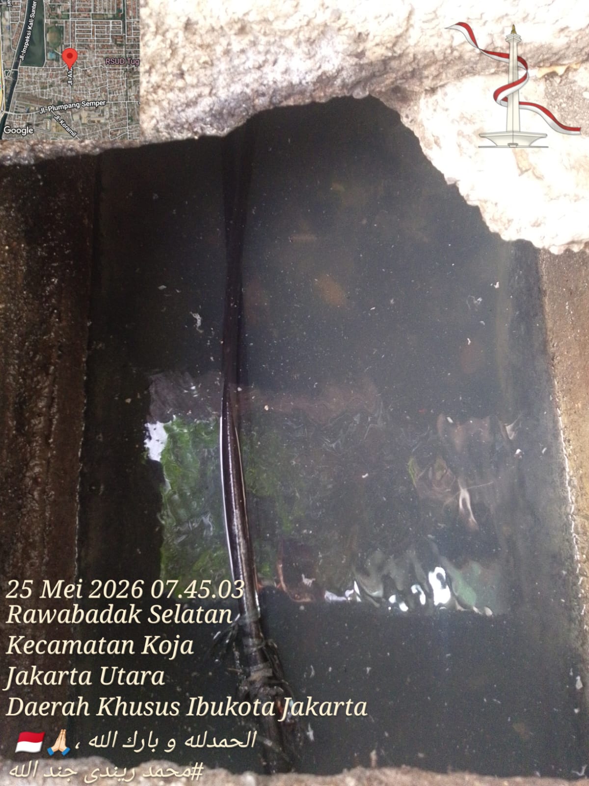 PPSU Rawa Badak Selatan melaksanakan Normalisasi Saluran dan Penyapuan Jalan di Wilayah Rawa Badak Selatan 8
