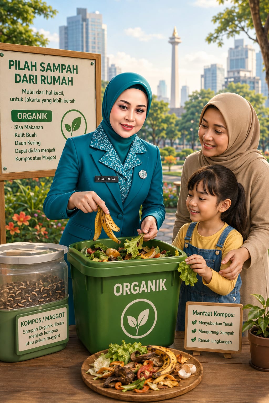 Wujudkan Jakarta Bersih, Bank Sampah Jakarta Utara Gencarkan Aksi Pilah Sampah dari Sumbernya 3