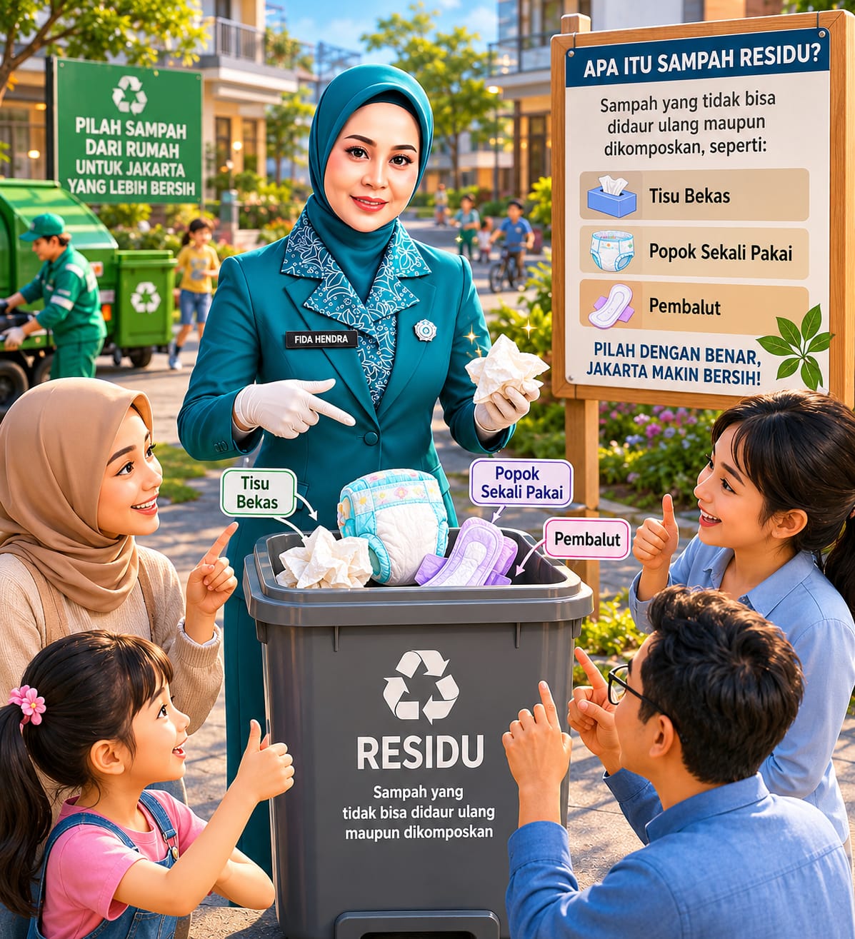 Wujudkan Jakarta Bersih, Bank Sampah Jakarta Utara Gencarkan Aksi Pilah Sampah dari Sumbernya 2