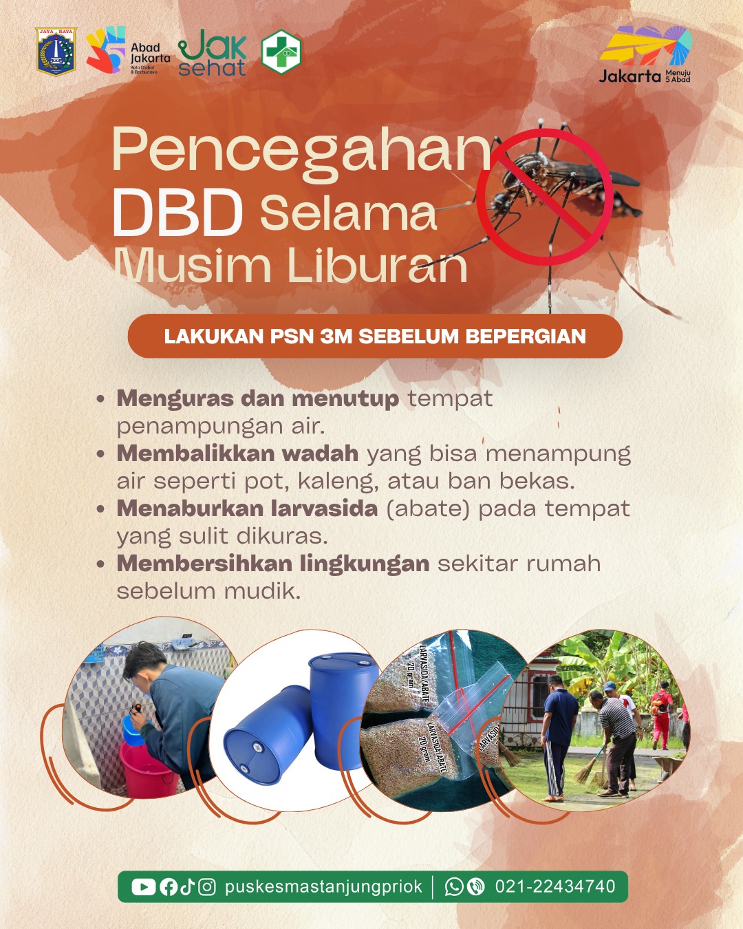 Antisipasi Lonjakan Kasus, Pemkot Jakarta Utara Gencarkan Pencegahan DBD Selama Musim Liburan 1