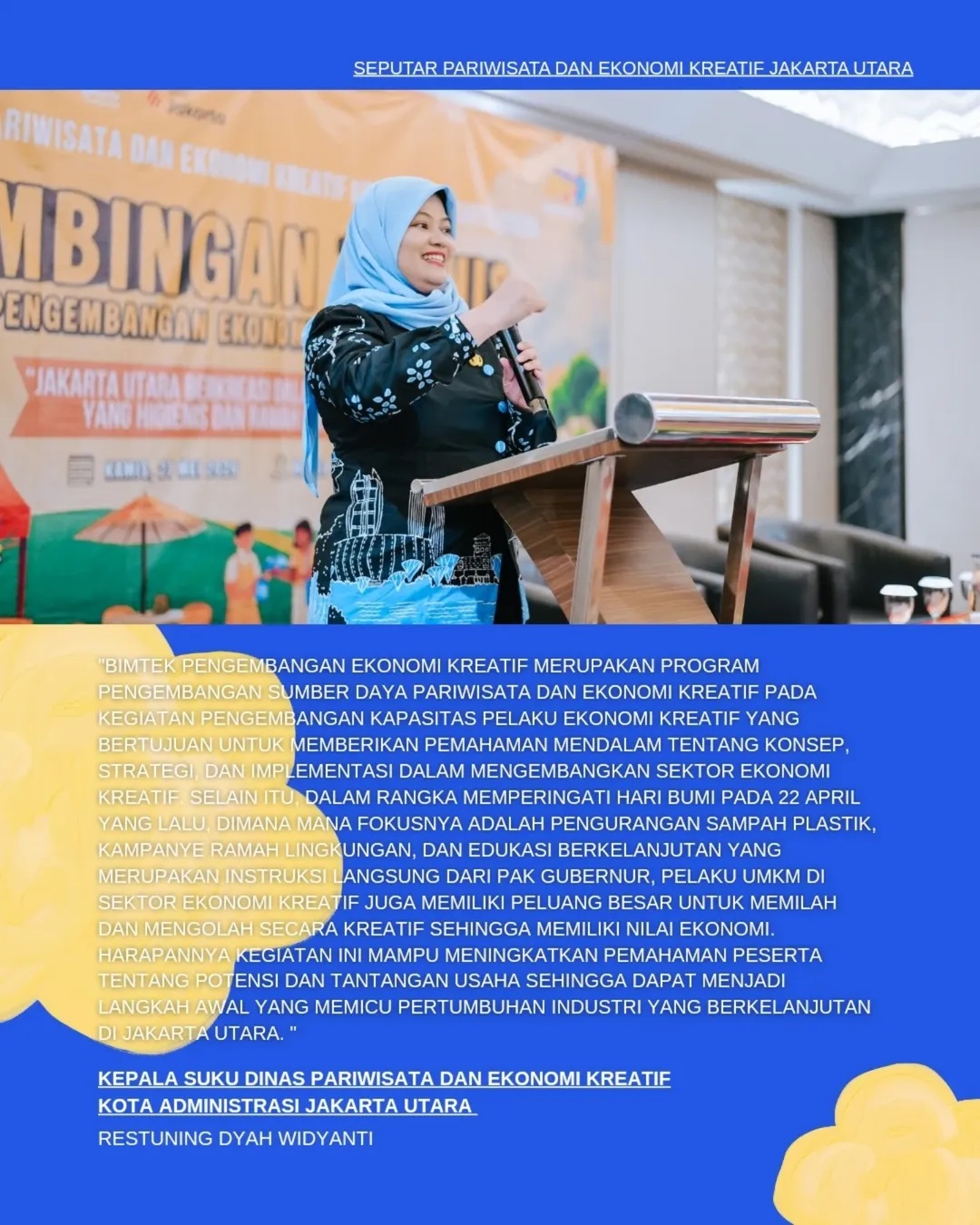 150 pelaku ekonomi kreatif ikut berkreasi untuk masa depan yang lebih hijau 1