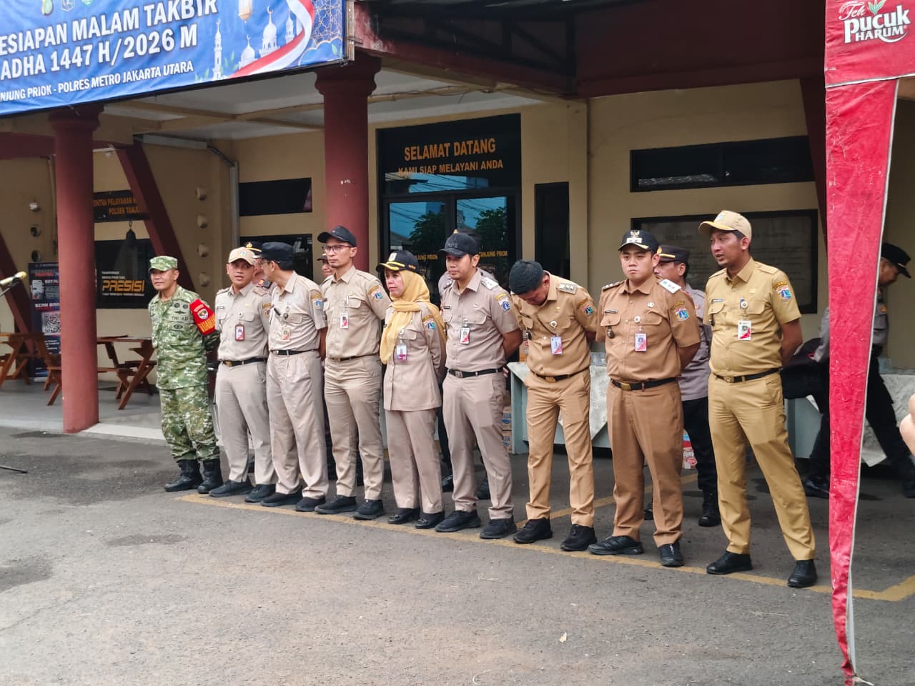 Apel Kesiapan Malam Takbir Iduladha 1447 H di Polsek Tanjung Priok Perkuat Sinergi Pengamanan Wilayah 3