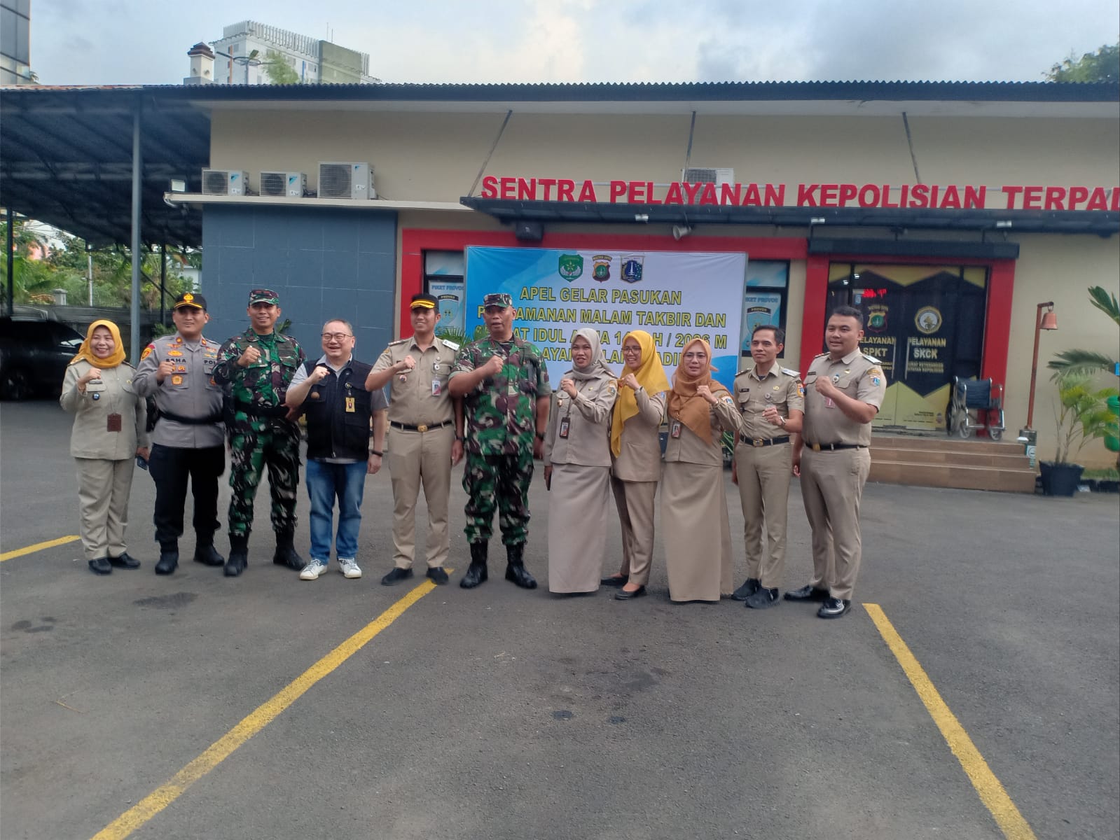 Lurah Kelapa Gading Timur Hadiri Apel Gelar Pasukan Pengamanan Malam Takbir dan Sholat Idul Adha 1447 H 5