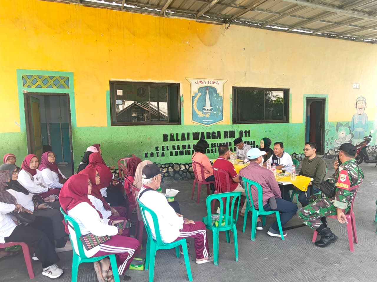 Perkenalan dan Monitoring PSN serta Sosialisasi Pilah Sampah di RW 11 Kelurahan Rawa Badak Selatan 2