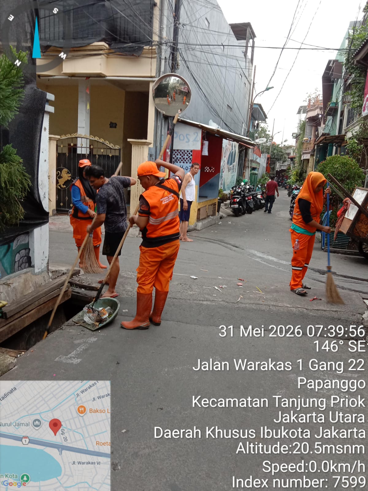 Kerja Bakti RW 07 Papanggo Perkuat Semangat Gotong Royong dan Kepedulian Lingkungan 7