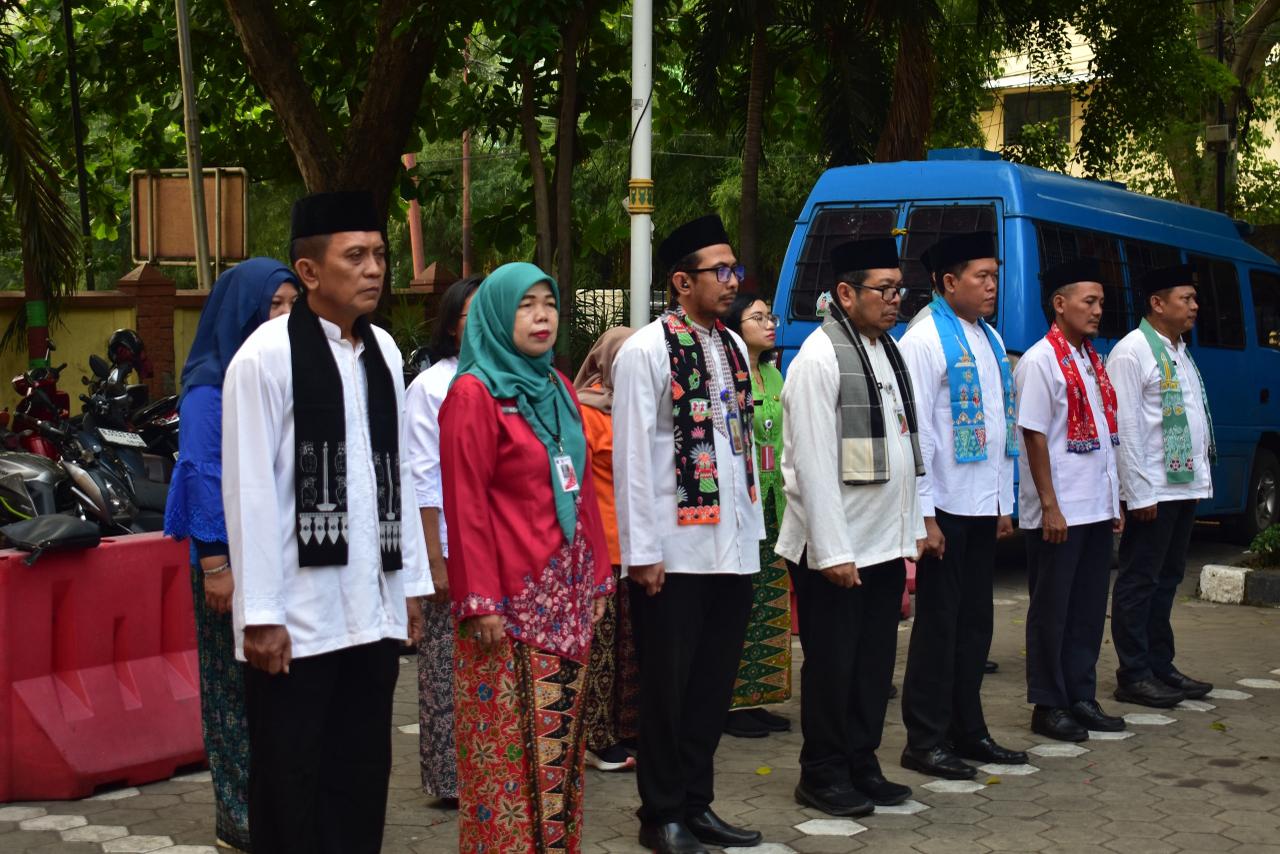 Upacara Peringatan Hari Lahir Pancasila Tahun 2026 DI Kantor Kecamatan Pademangan 3