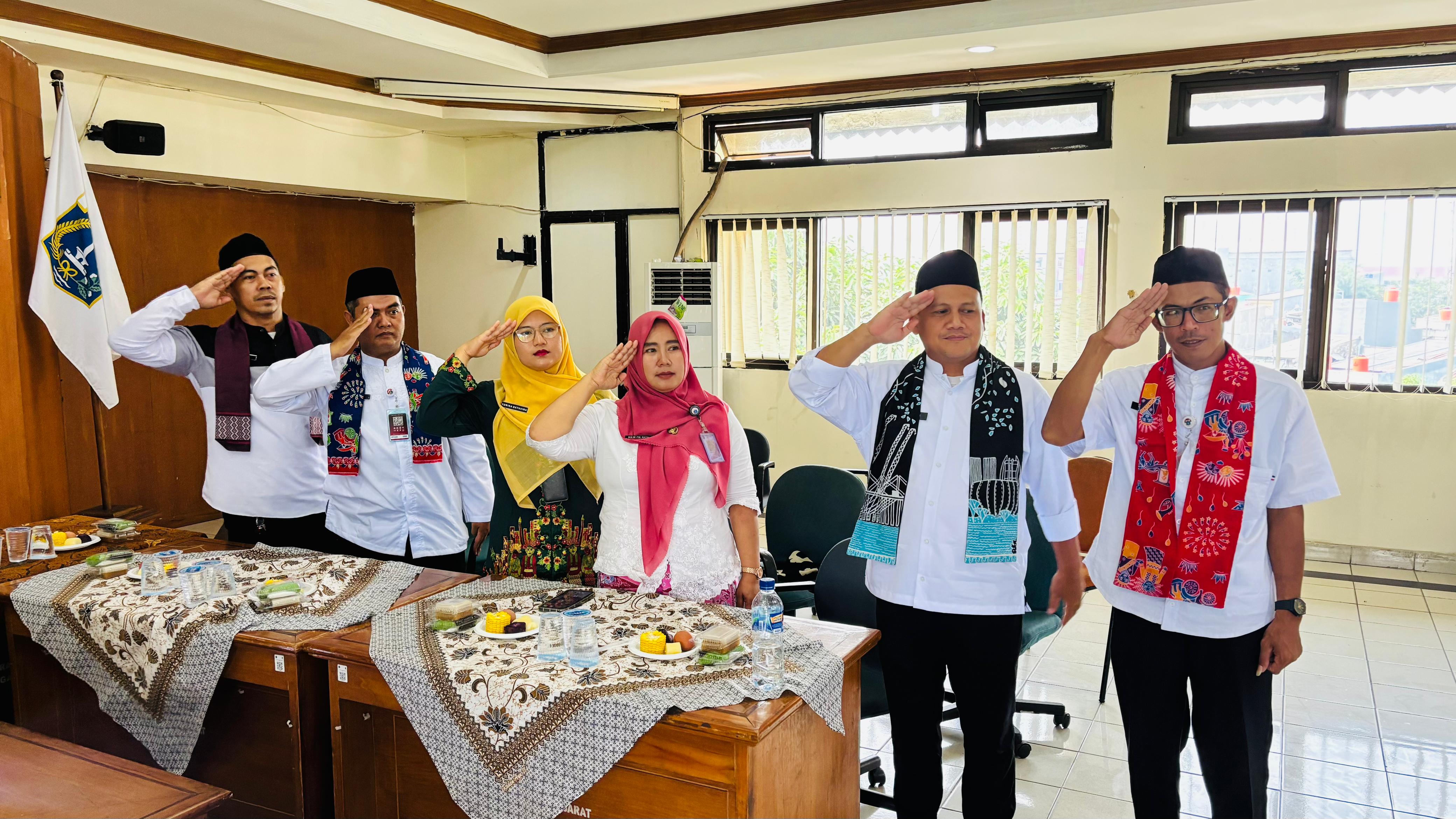Kelurahan Pademangan Barat Ikuti Upacara Hari Lahir Pancasila Tahun 2026 Secara Daring 1