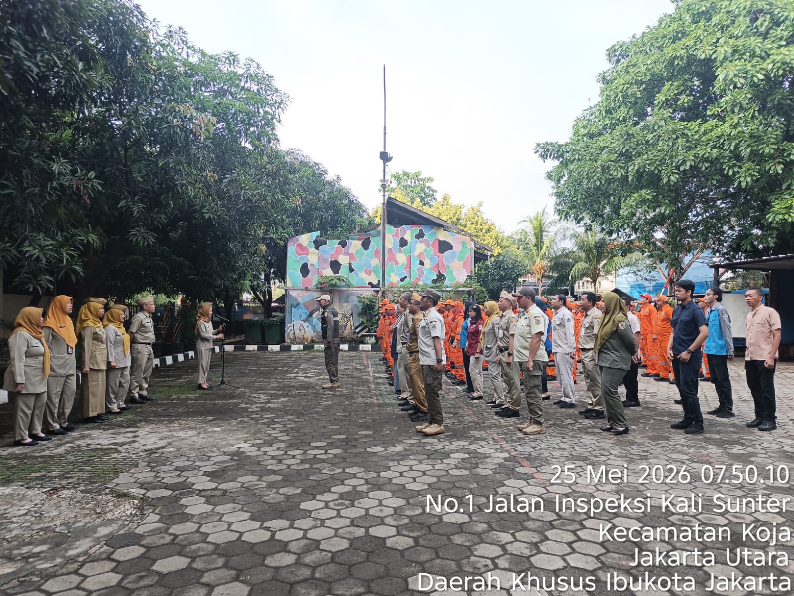Apel Pagi Bersama ASN & PJLP Kelurahan Koja 1