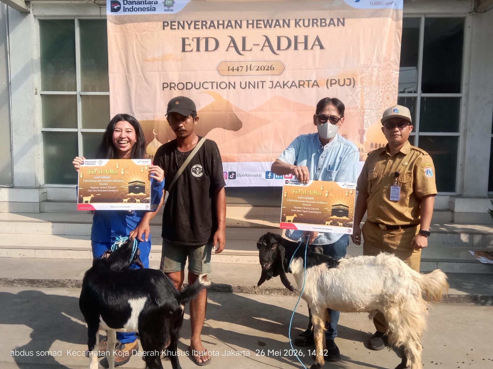 Penyerahan Simbolis Hewan Qurban Idul Adha 1447 H/2026 M 4