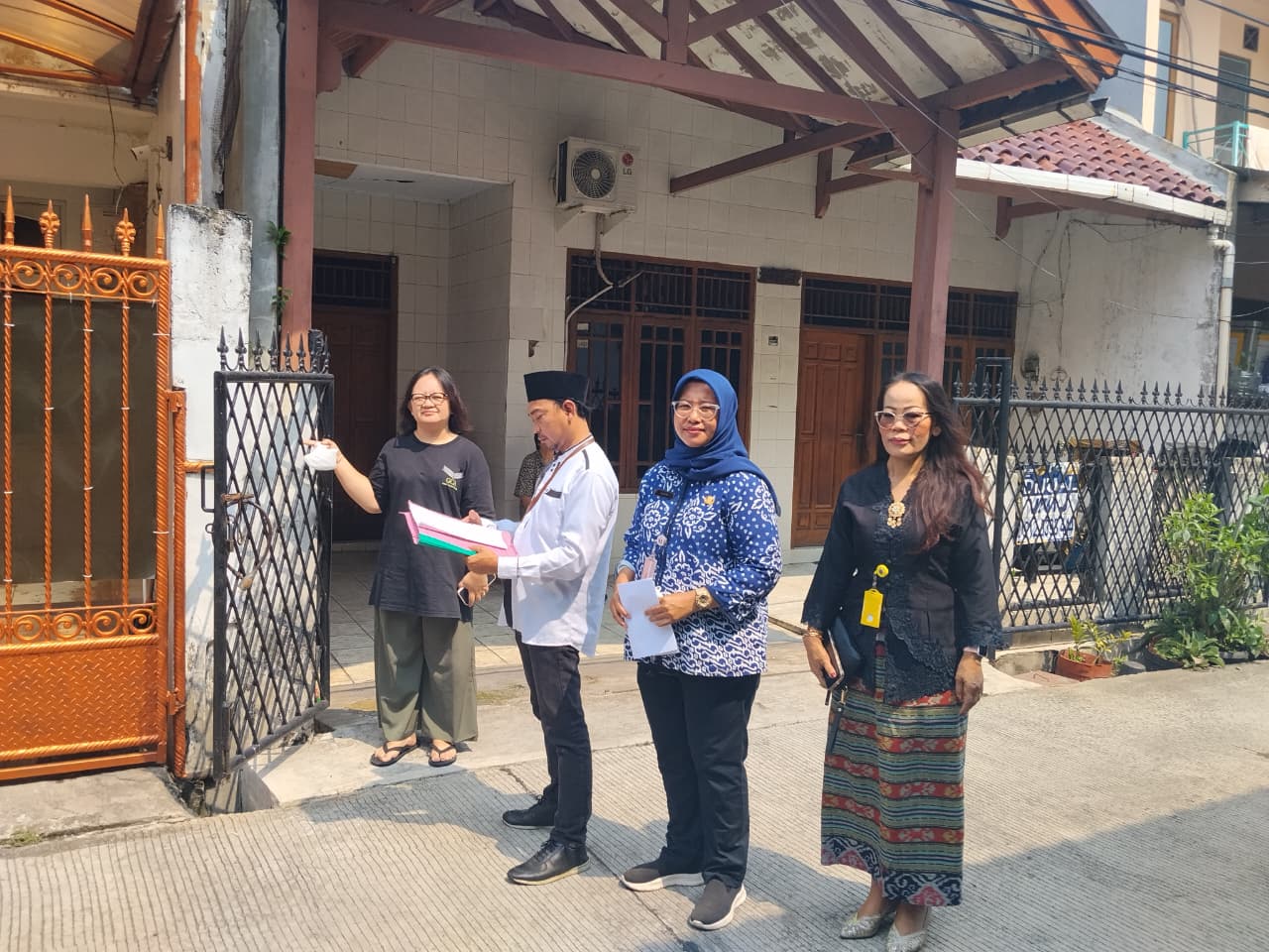 Kasi Pemerintahan Dampingi Tim BPN dalam Proses Peningkatan HGB di Wilayah Kelapa Gading Timur 1
