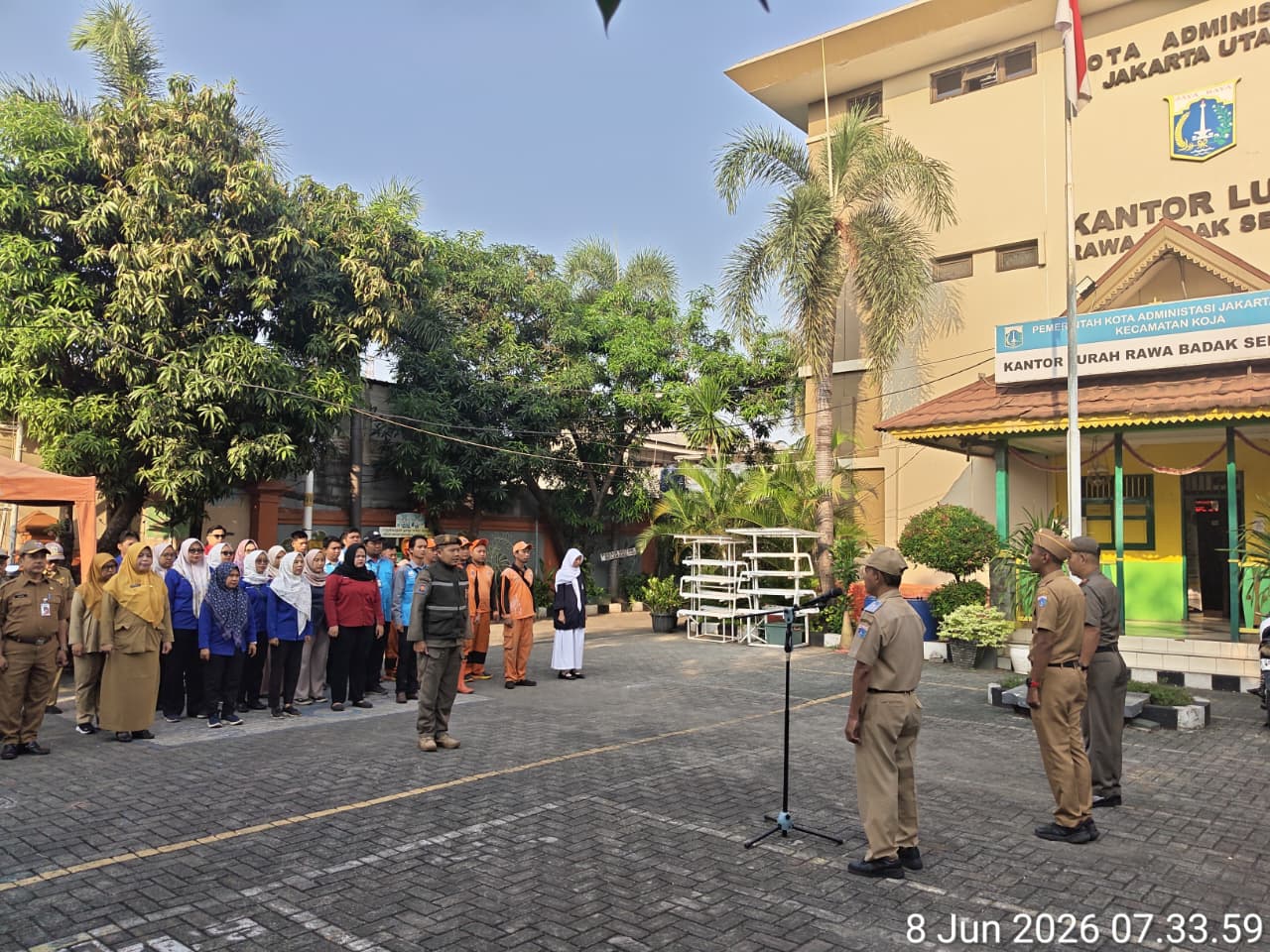 Apel Pagi Kelurahan Rawa Badak Selatan Perkuat Disiplin dan Sinergi Pelayanan Publik 3