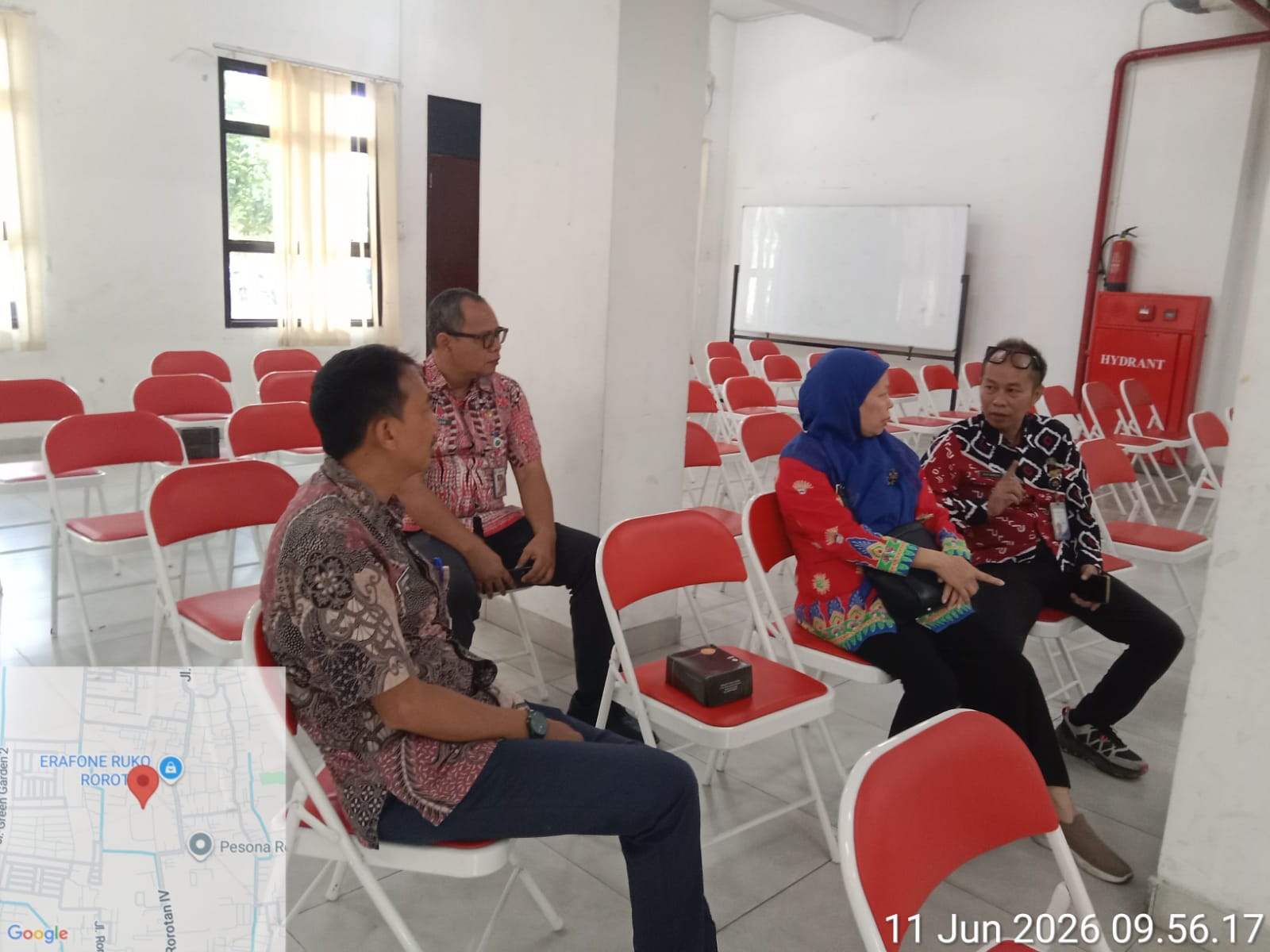 MONITORING JEMPUT BOLA SUDIN DUKCAPIL JAKARTA UTARA DI RUSUN SUNDIRO 2