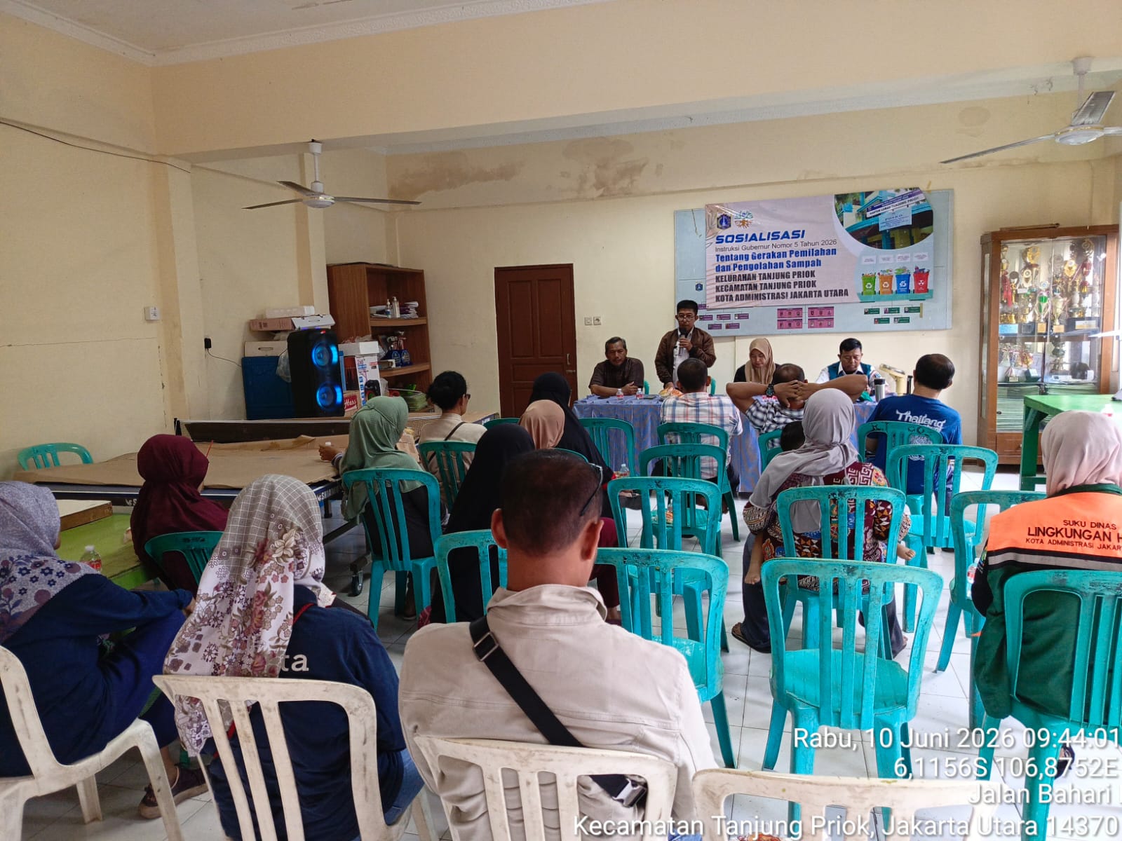Sosialisasi Instruksi Gubernur Provinsi DKI Jakarta Nomor 5 Tahun 2026 tentang Pemilahan dan Pengolahan Sampah dari Sumbernya di Wilayah RW.07 Kelurahan Tanjung Priok 2