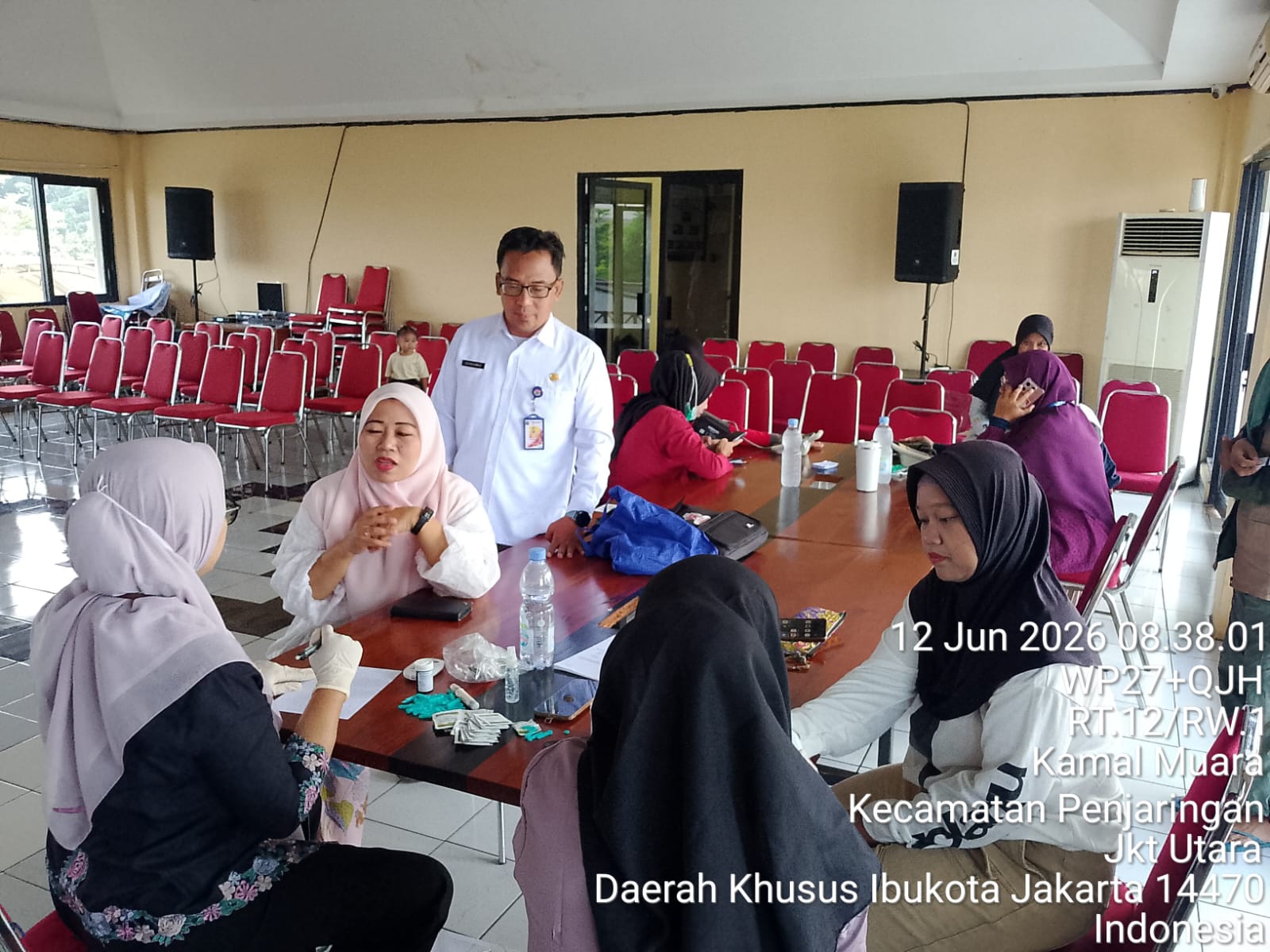 Hari Kedua Cek Kesehatan Gratis, Kader PKK, Jumantik, Dasawisma, Posyandu dan Posbindu Kamal Muara Perkuat Budaya Hidup Sehat 1
