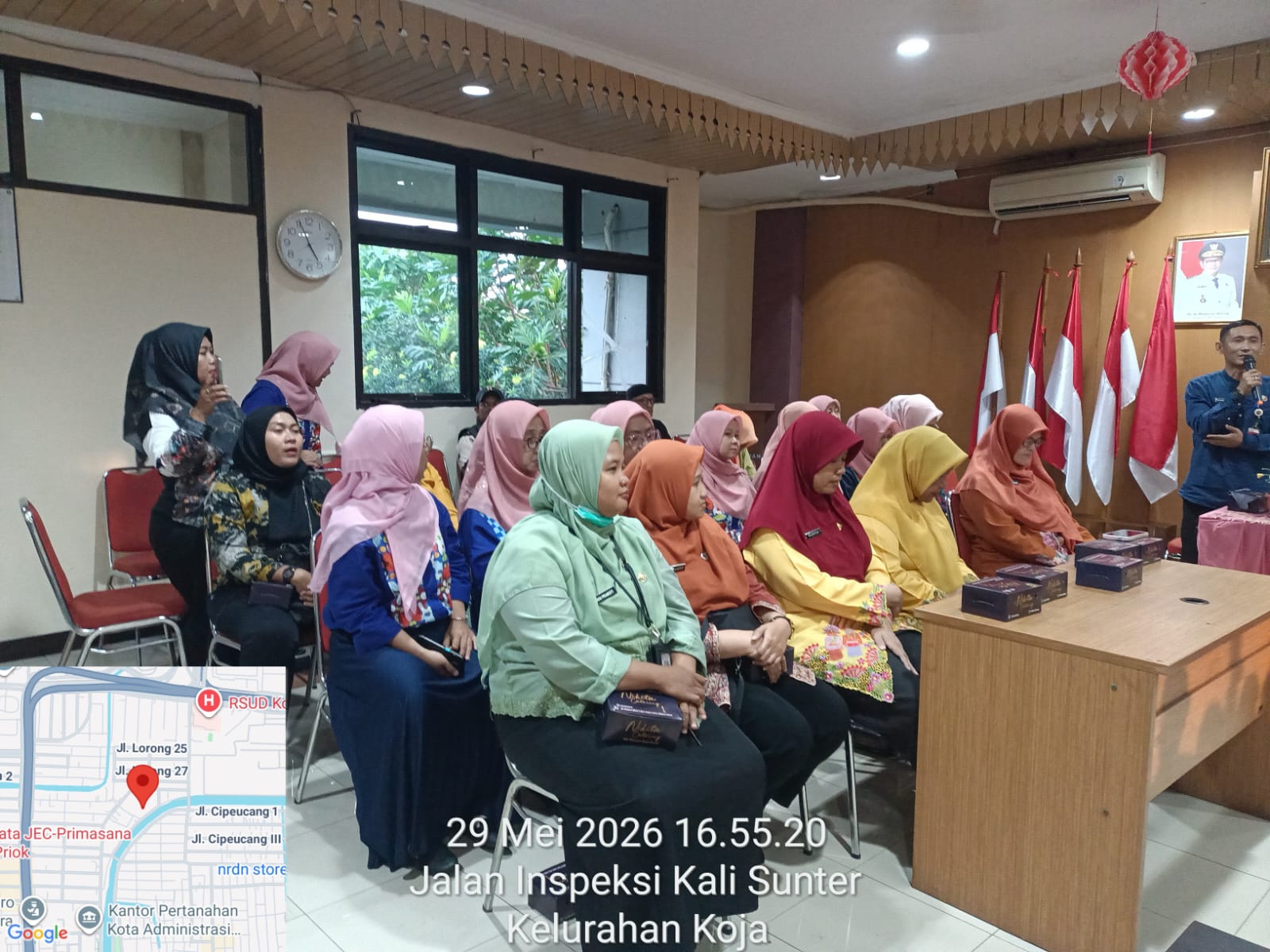 Rapat Koordinasi dan Konsultasi SKPD dan Pisah sambut Lurah, Sekretaris Kelurahan Koja dan Kasatpol Kelurahan Koja. 3