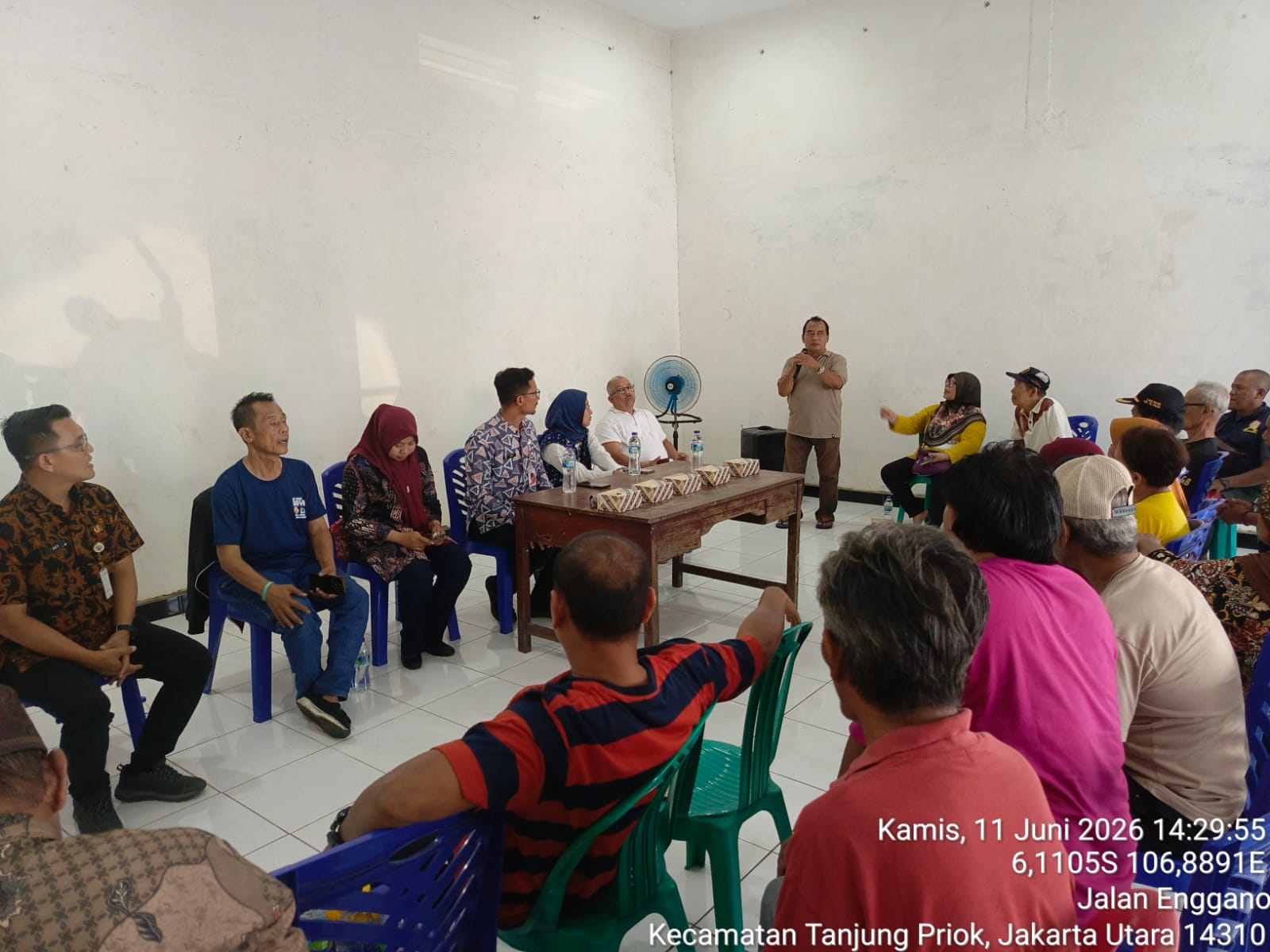 Sosialisasi Program Padat Karya Tunai Daerah (PKTD) di RW.016 Kelurahan Tanjung Priok 2