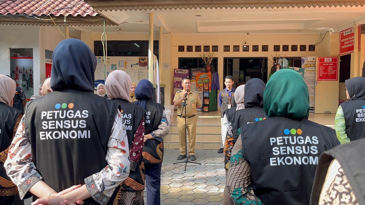 Kegiatan Apel terkait pelaksanaan pendataan Sensus Ekonomi INGUB DKI JAKARTA No. 7 Tahun 2026 sebagai langkah bersama menghadirkan data usaha yang akurat di Provinsi Daerah Khusus Dki Jakarta 1