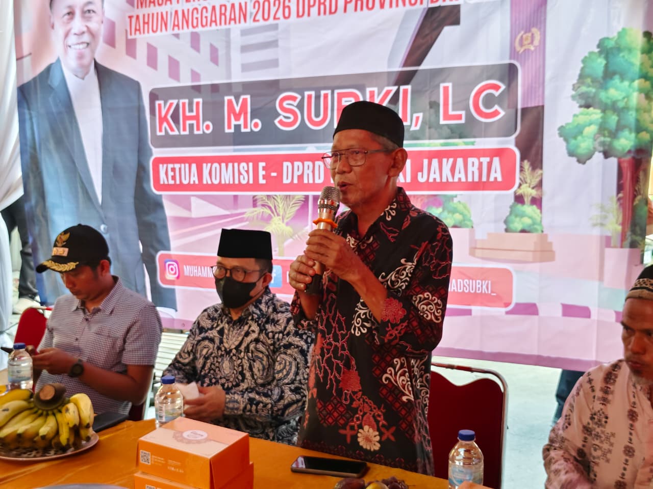 Pelaksanaan Kegiatan Reses Ke-3 Anggota DPRD DKI Jakarta Komisi E KH. M. Subki, Lc. Serap Aspirasi Warga Kelurahan Papanggo 4