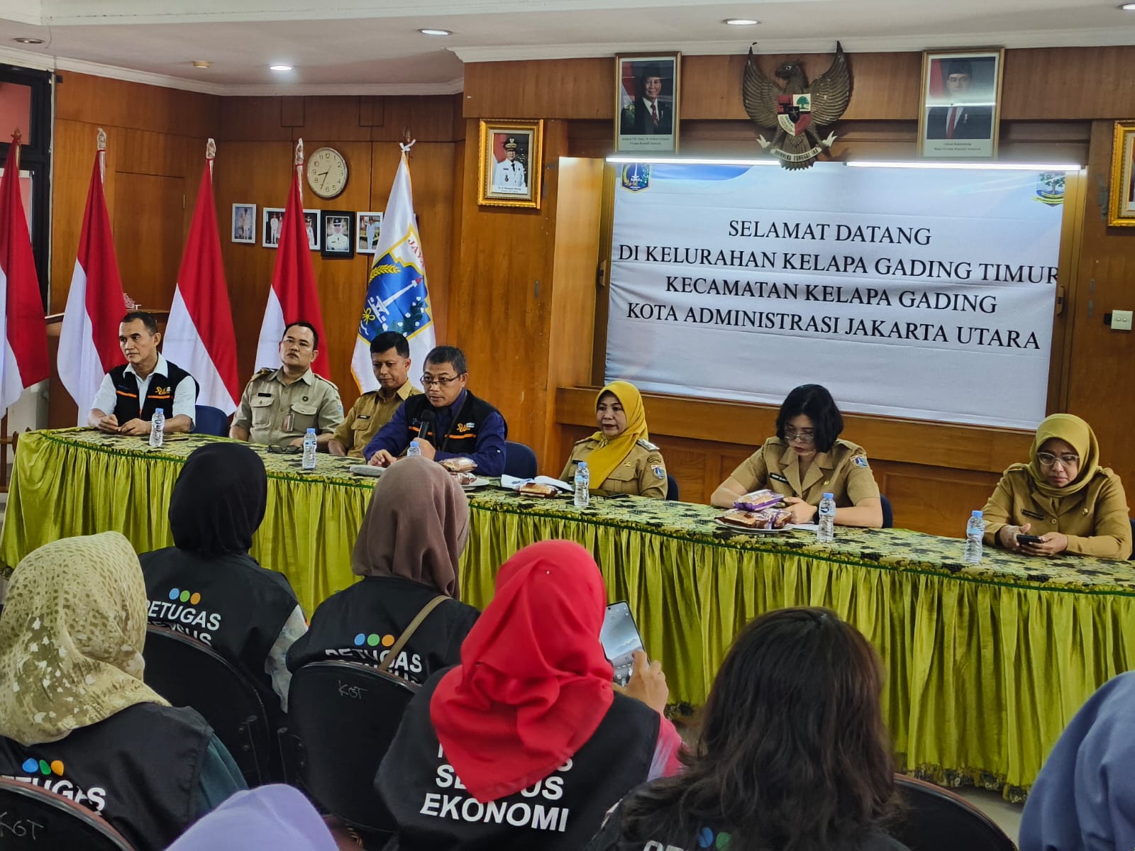 Perkenalan dan Pelepasan Petugas Sensus Ekonomi 2026, Kelurahan Kelapa Gading Timur Siap Dukung Pendataan Usaha 2