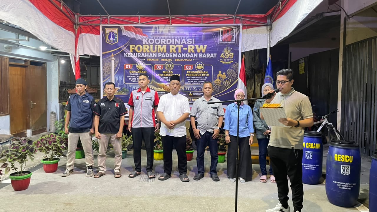 Silahturahmi Forum RT RW dan Pengukuhan RT 01 RW 09 Kelurahan Pademangan Barat 6