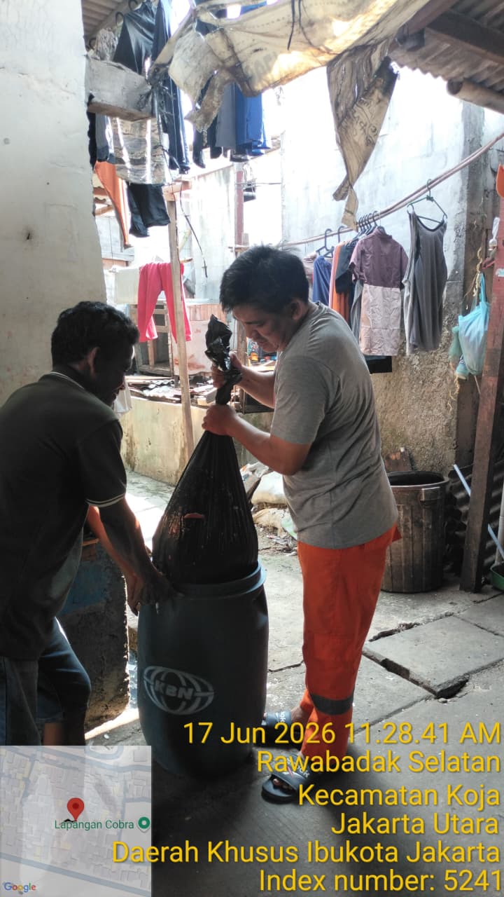 PPSU Rawa Badak Selatan Gencarkan Pengambilan Sampah Organik dari Setiap RW 4