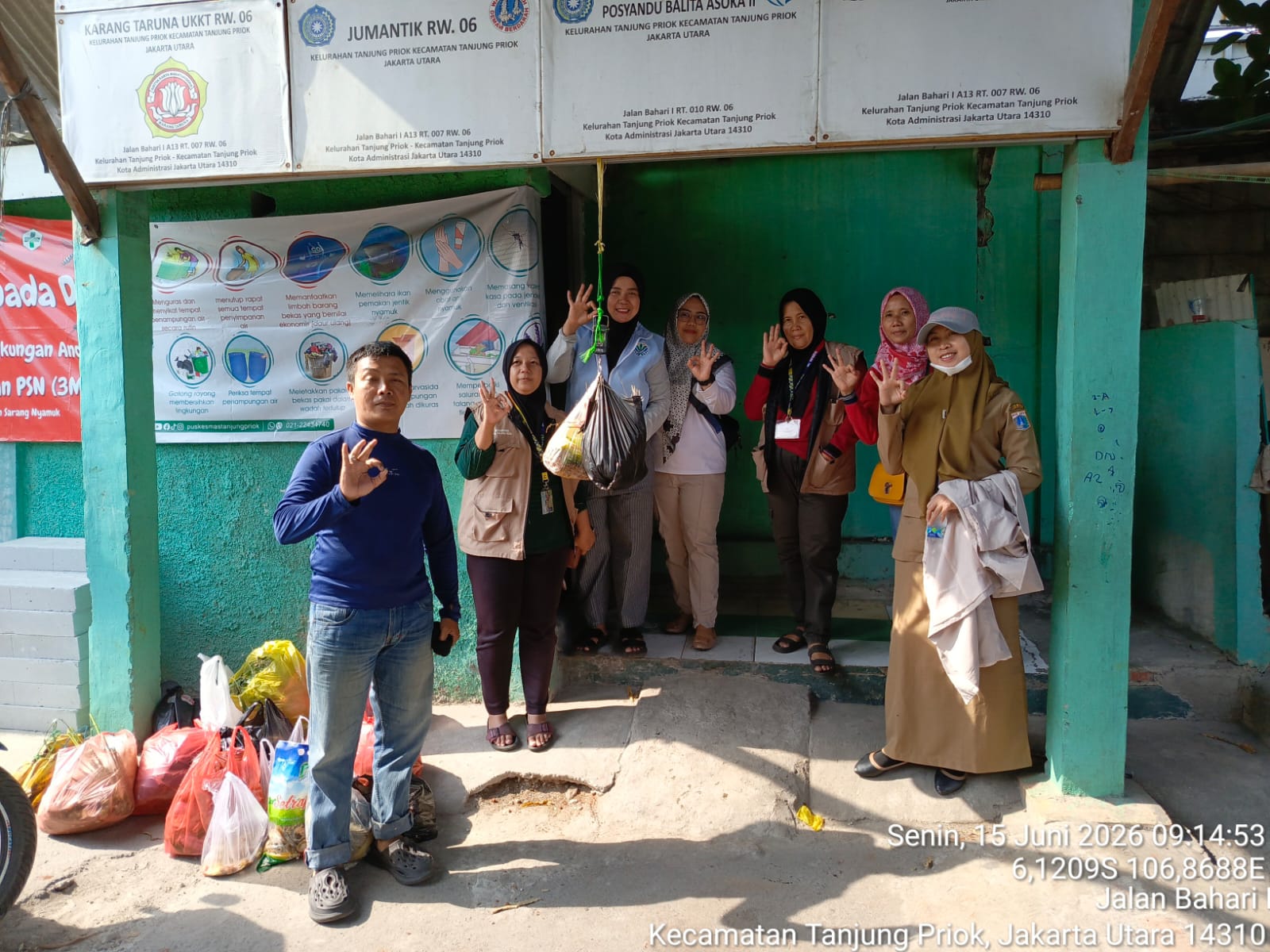 Monitoring Gerakan Pemilahan Sampah di RW.06 Kelurahan Tanjung Priok 3
