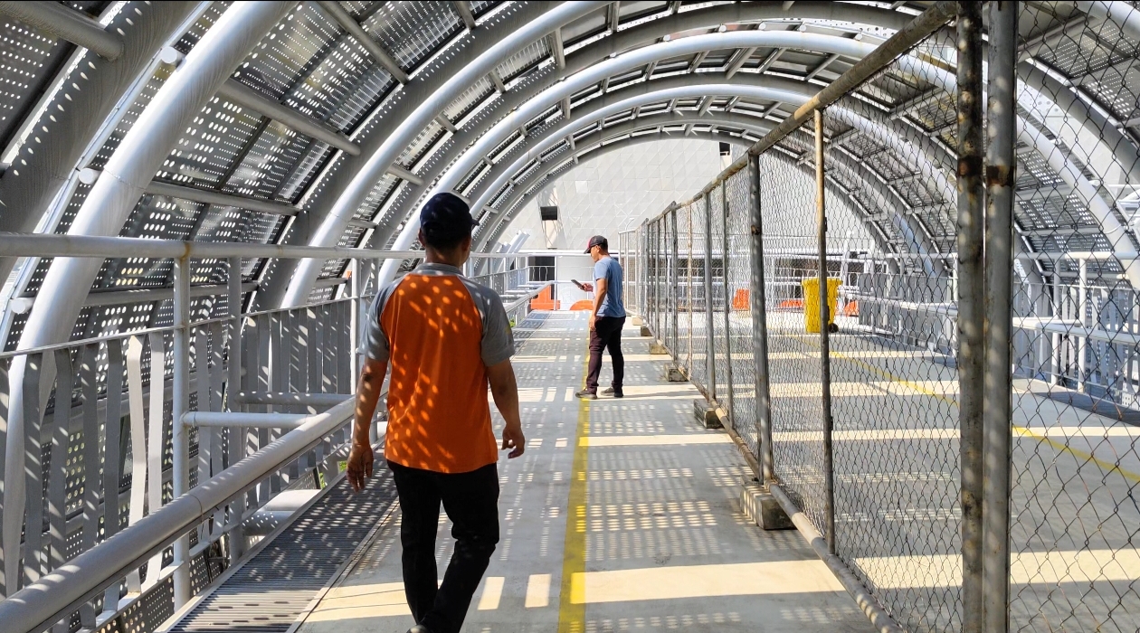 Kerja Gabungan dan Peninjauan JPO Stasiun JIS Dukung Kesiapan Peresmian Stasiun JIS 6