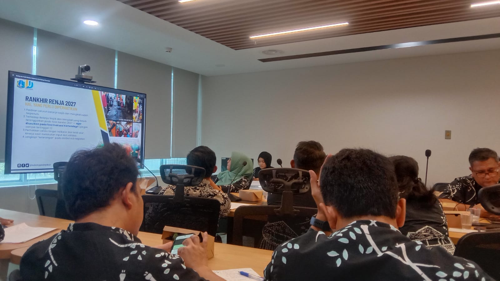 Rapat Pembahasan Hasil Input dan Supervisi Rankhir Renja Tahun 2027 Kecamatan dan Kelurahan 1