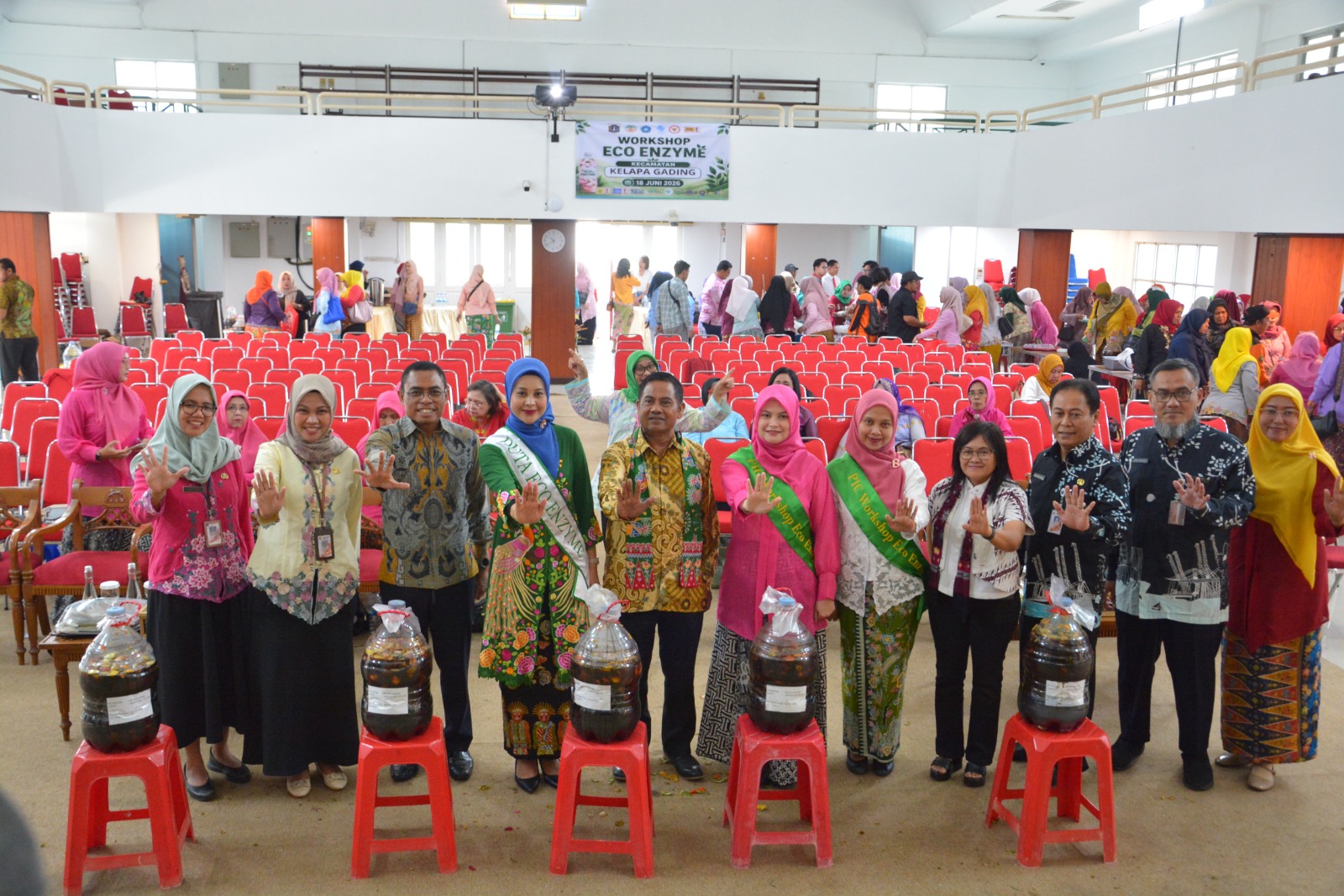 Gerakan Nasional Bersih SunGai 2026. Workshop pembuatan Eco Enzym 1