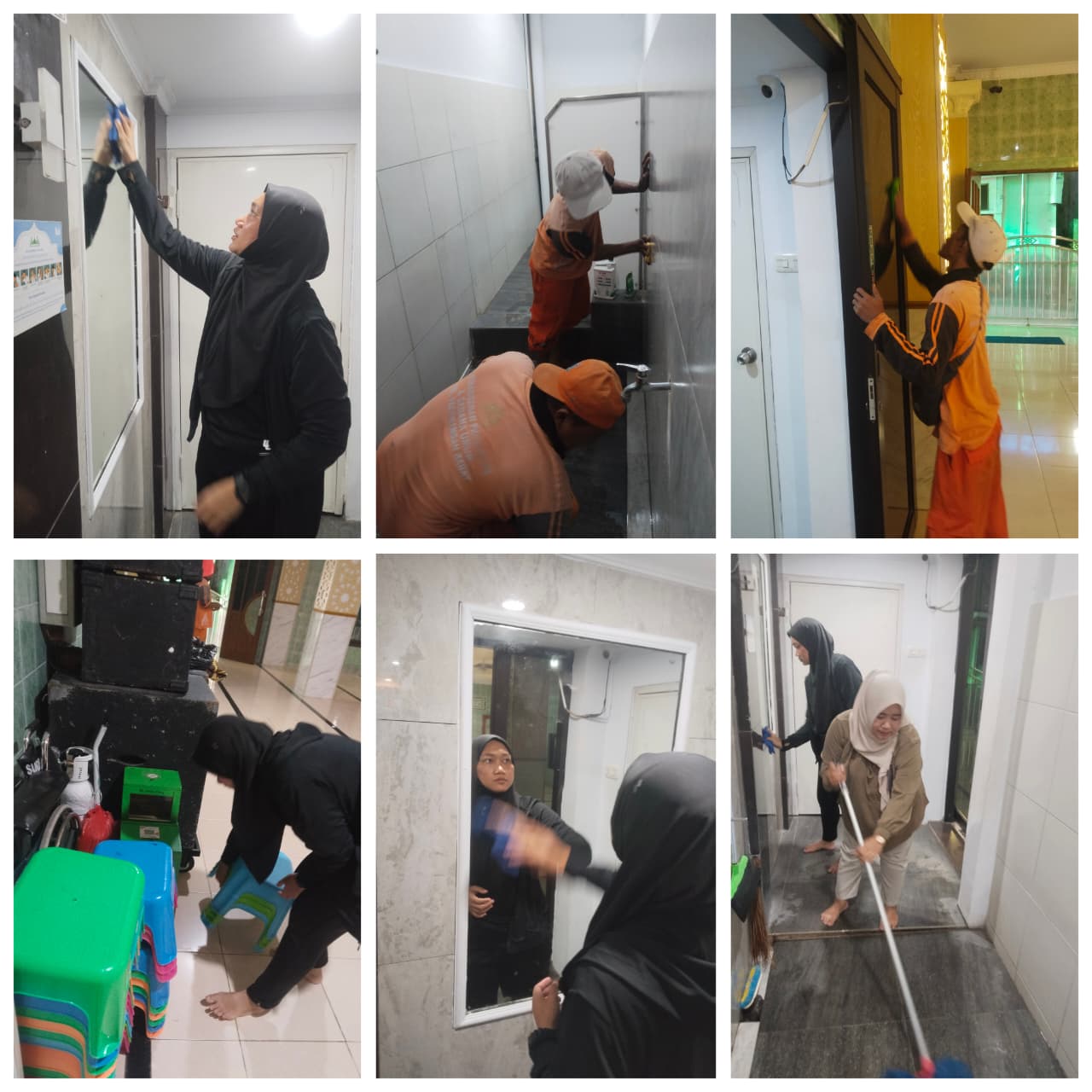 Gerakan Bersih-Bersih Masjid Wujudkan Lingkungan Ibadah yang Bersih dan Nyaman di Kelurahan Pademangan Barat 1