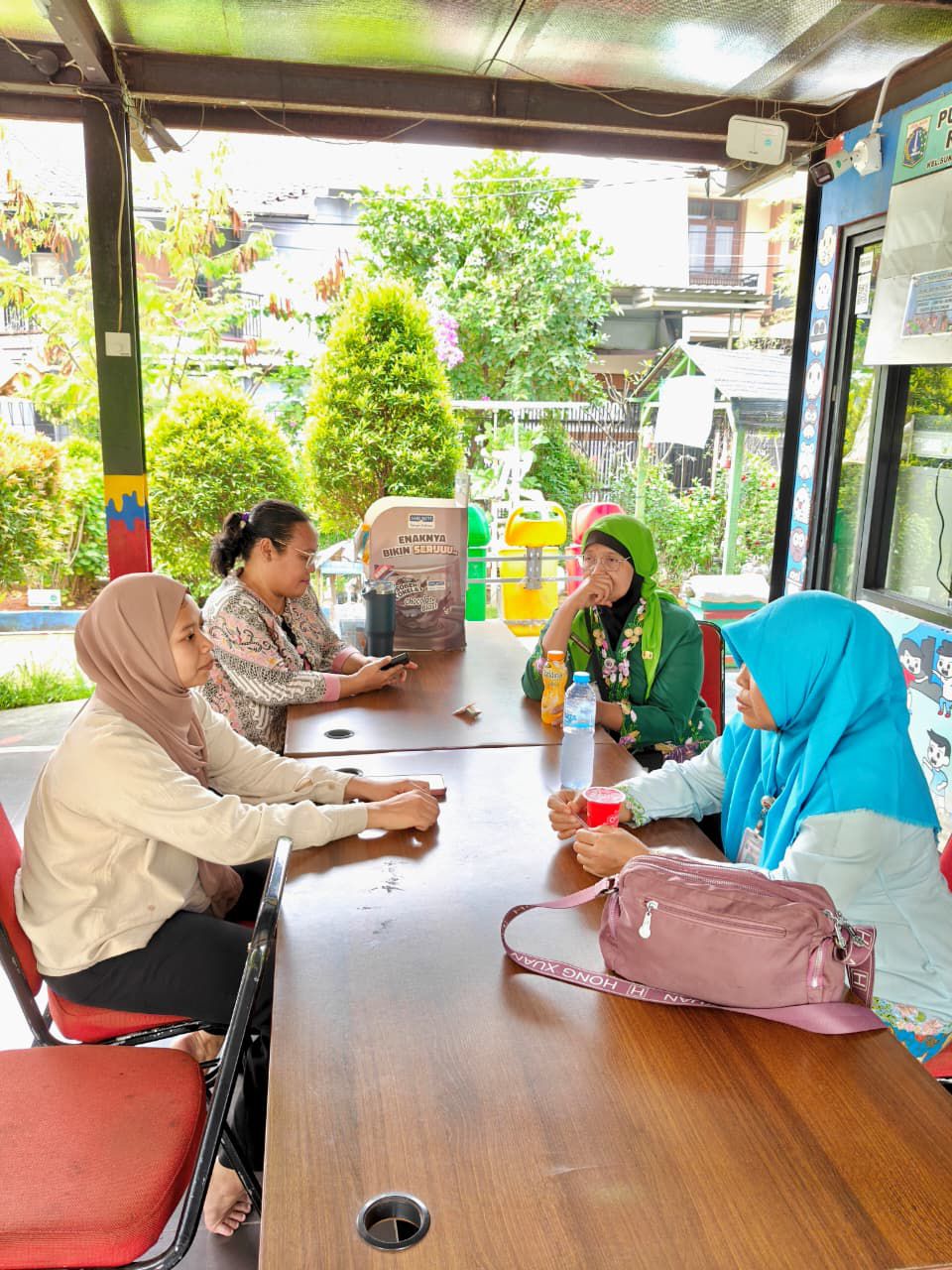 Tinjau Kesiapan MTQ dan Fasilitas, Kasi Kesra Sukapura Monitoring RPTRA 2