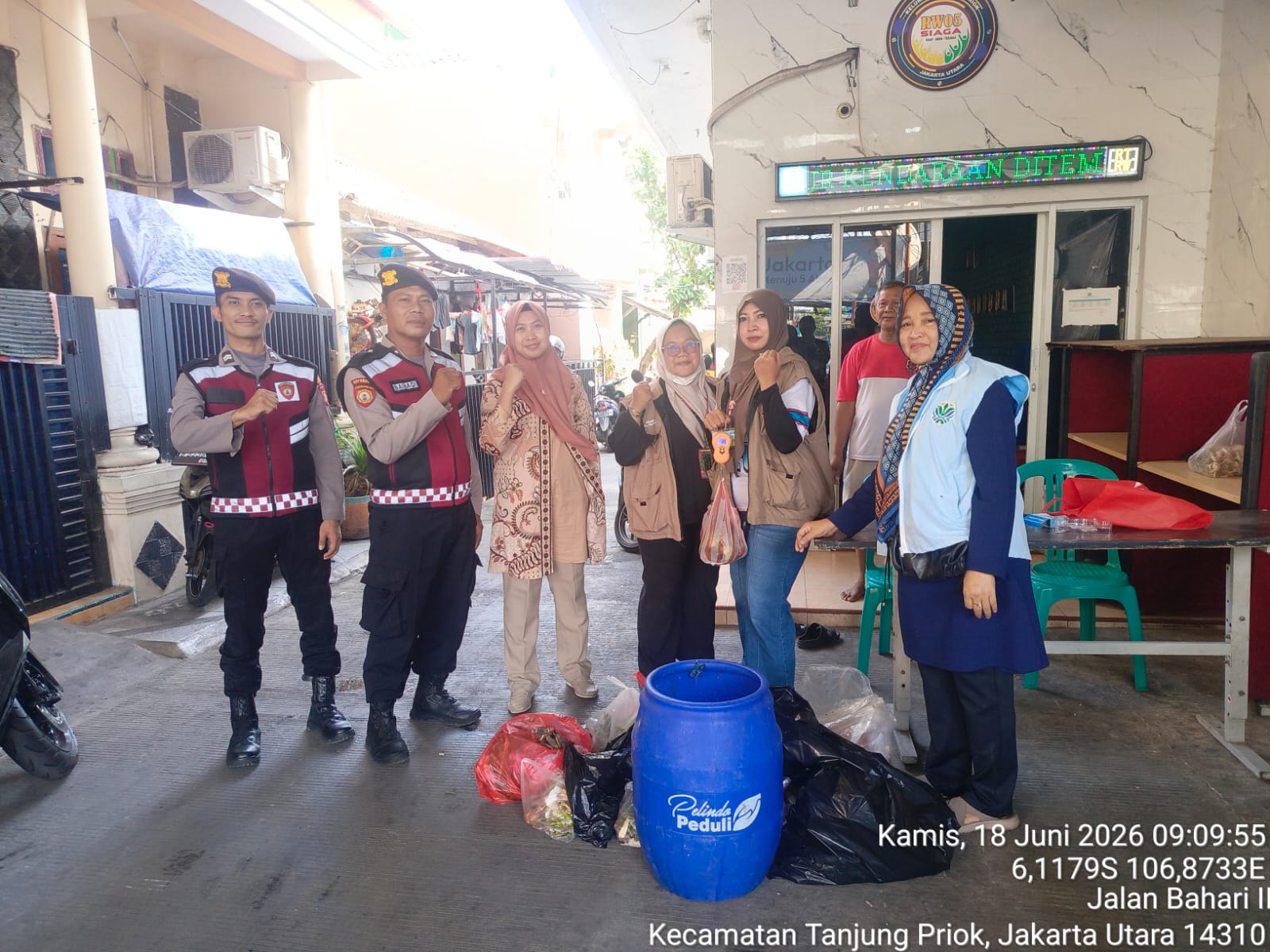 Monitoring Gerakan Pilah Sampah (GPS) di RW.04 dan RW.05 Kelurahan Tanjung Priok 2